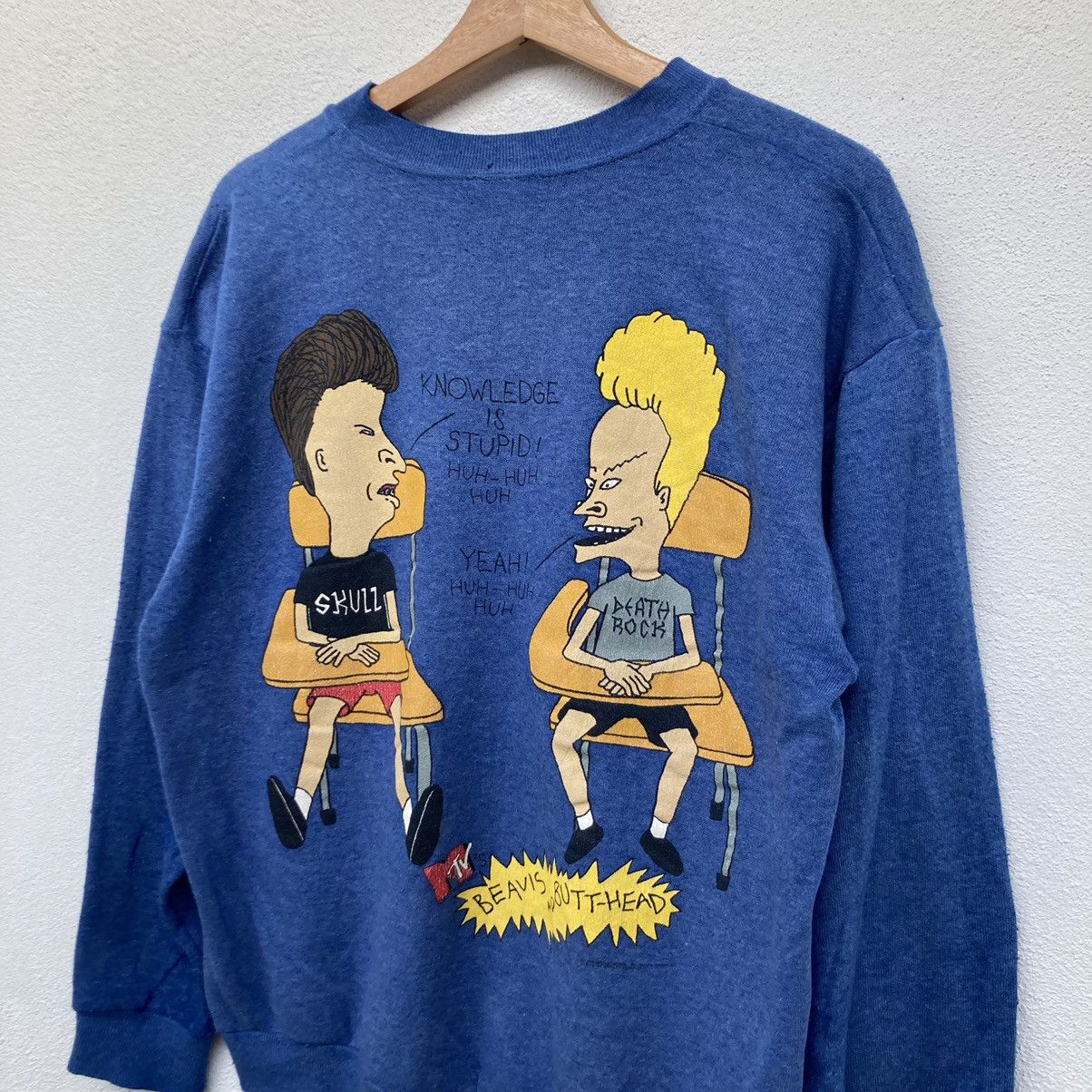 Vintage Vintage beavis & butt-Head stanley desantis sweatshirt Size US L / EU 52-54 / 3 - 3 Thumbnail