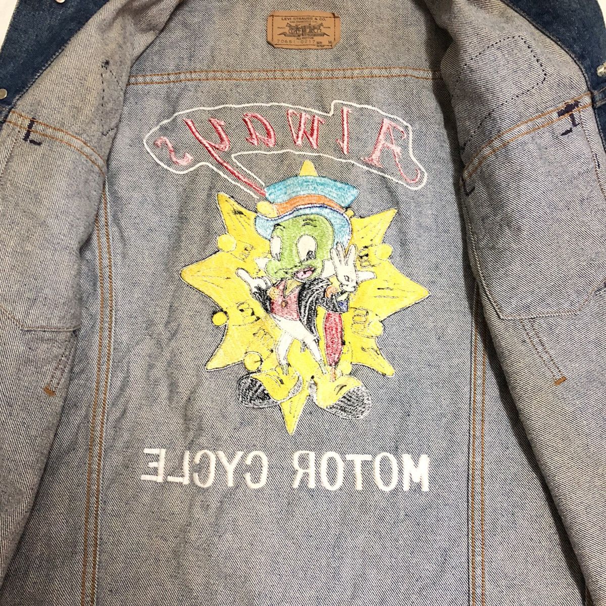 Levi's Vintage Levi’s x Godspeed Custom Bikers Denim Jacket Size US M / EU 48-50 / 2 - 13 Thumbnail