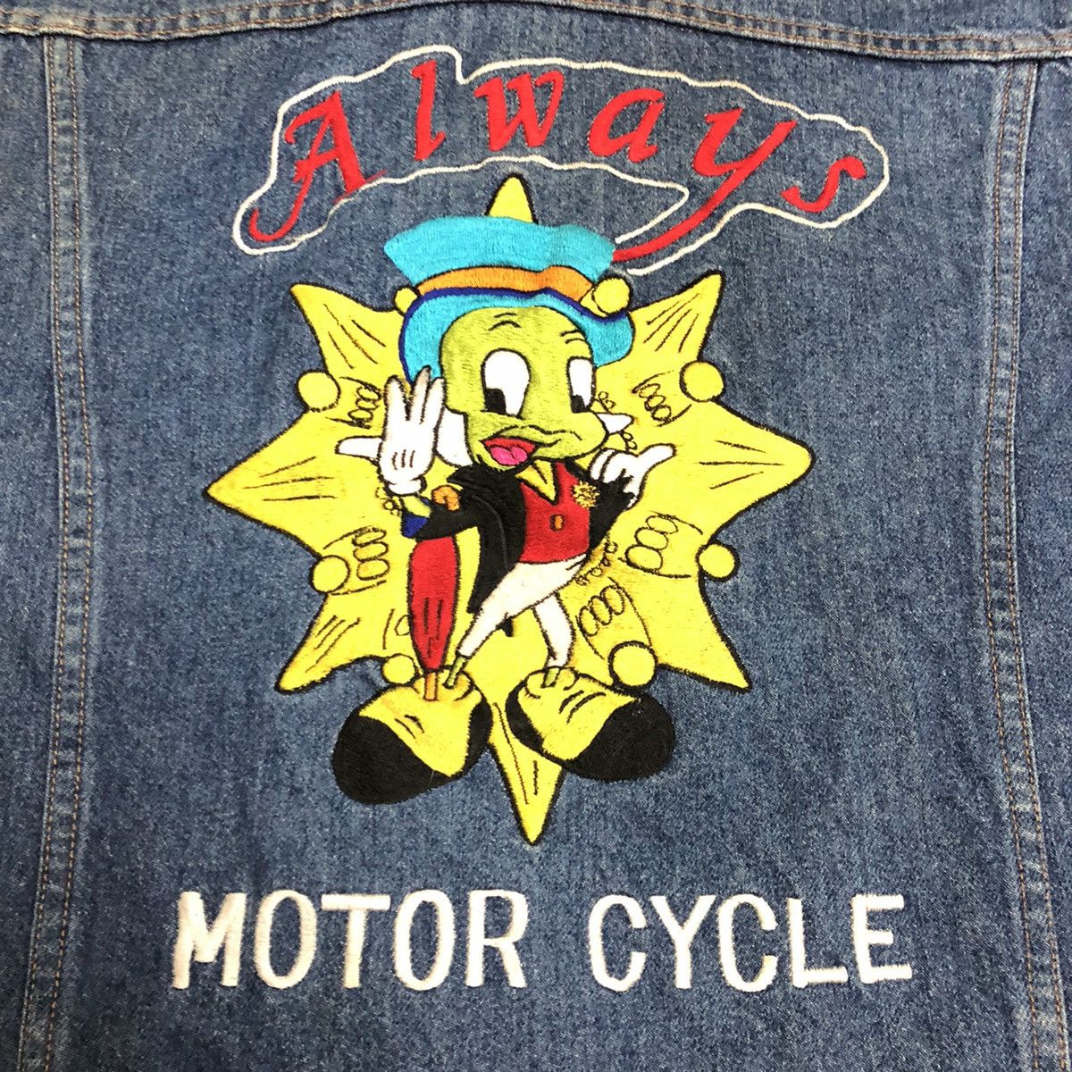 Levi's Vintage Levi’s x Godspeed Custom Bikers Denim Jacket Size US M / EU 48-50 / 2 - 11 Thumbnail