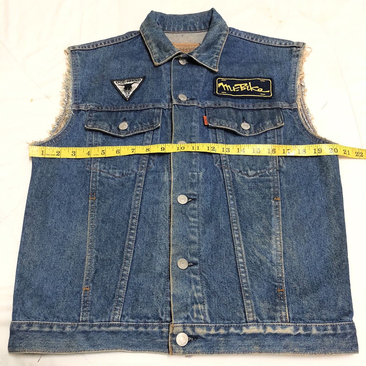 Levi's Vintage Levi’s x Godspeed Custom Bikers Denim Jacket Size US M / EU 48-50 / 2 - 9 Thumbnail