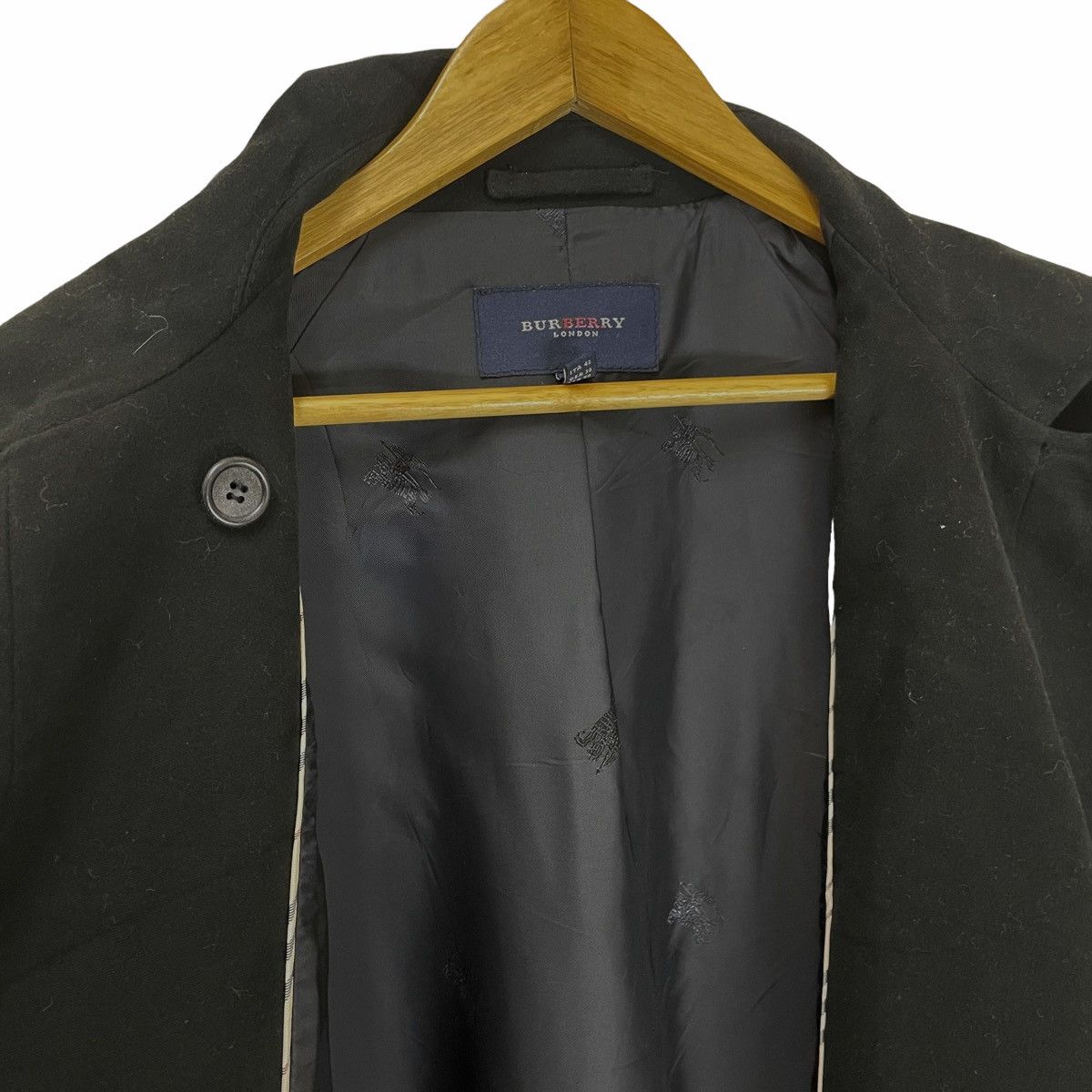 Burberry 💥 BURBERRY MOLESKIN BLACK LABEL BELTED JACKET Size US M / EU 48-50 / 2 - 10 Thumbnail