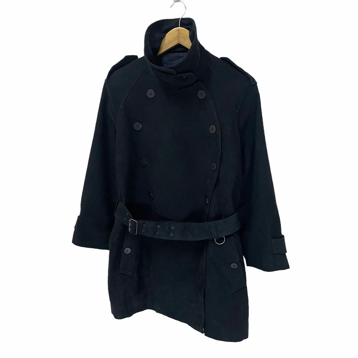 Burberry 💥 BURBERRY MOLESKIN BLACK LABEL BELTED JACKET Size US M / EU 48-50 / 2 - 3 Thumbnail
