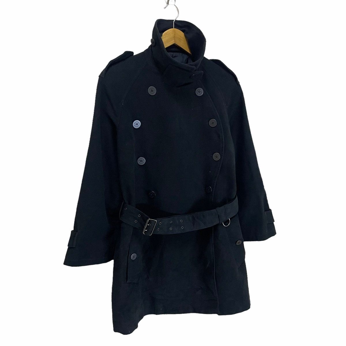 Burberry 💥 BURBERRY MOLESKIN BLACK LABEL BELTED JACKET Size US M / EU 48-50 / 2 - 4 Thumbnail