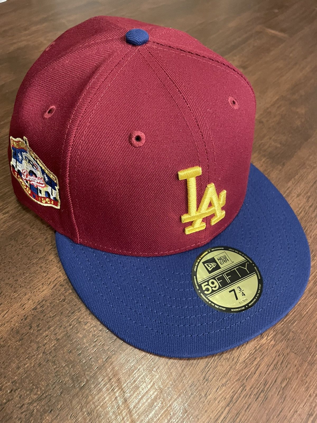 New Era Sangria Los Angeles Dodgers 1st Home 59FIFTY Fitted Hat