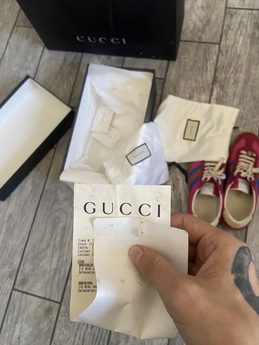 g74 leather sneaker with web