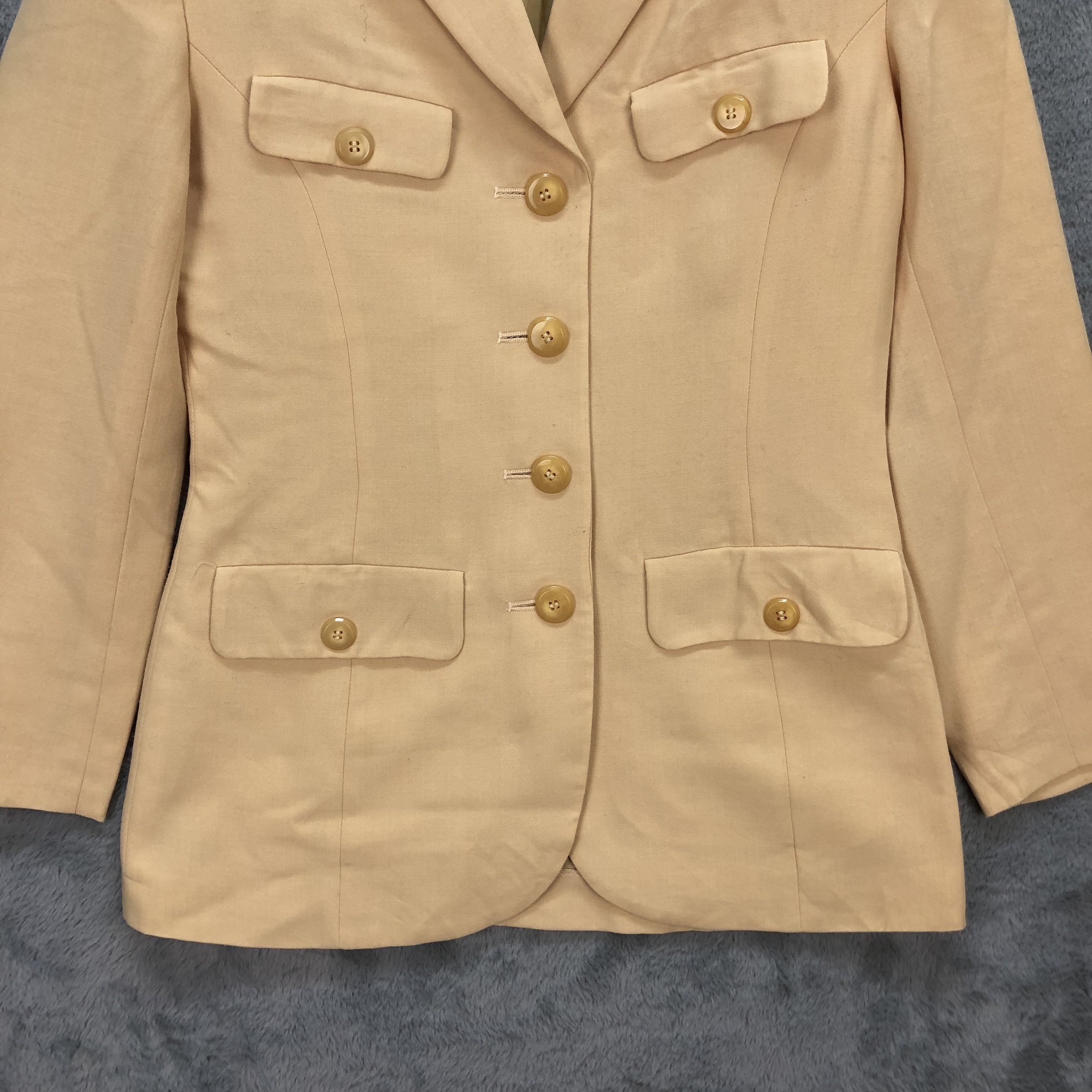 Japanese Brand DOMINIQUE DUMAS PARIS COAT JACKET #5560-197 Size S / US 4 / IT 40 - 3 Thumbnail