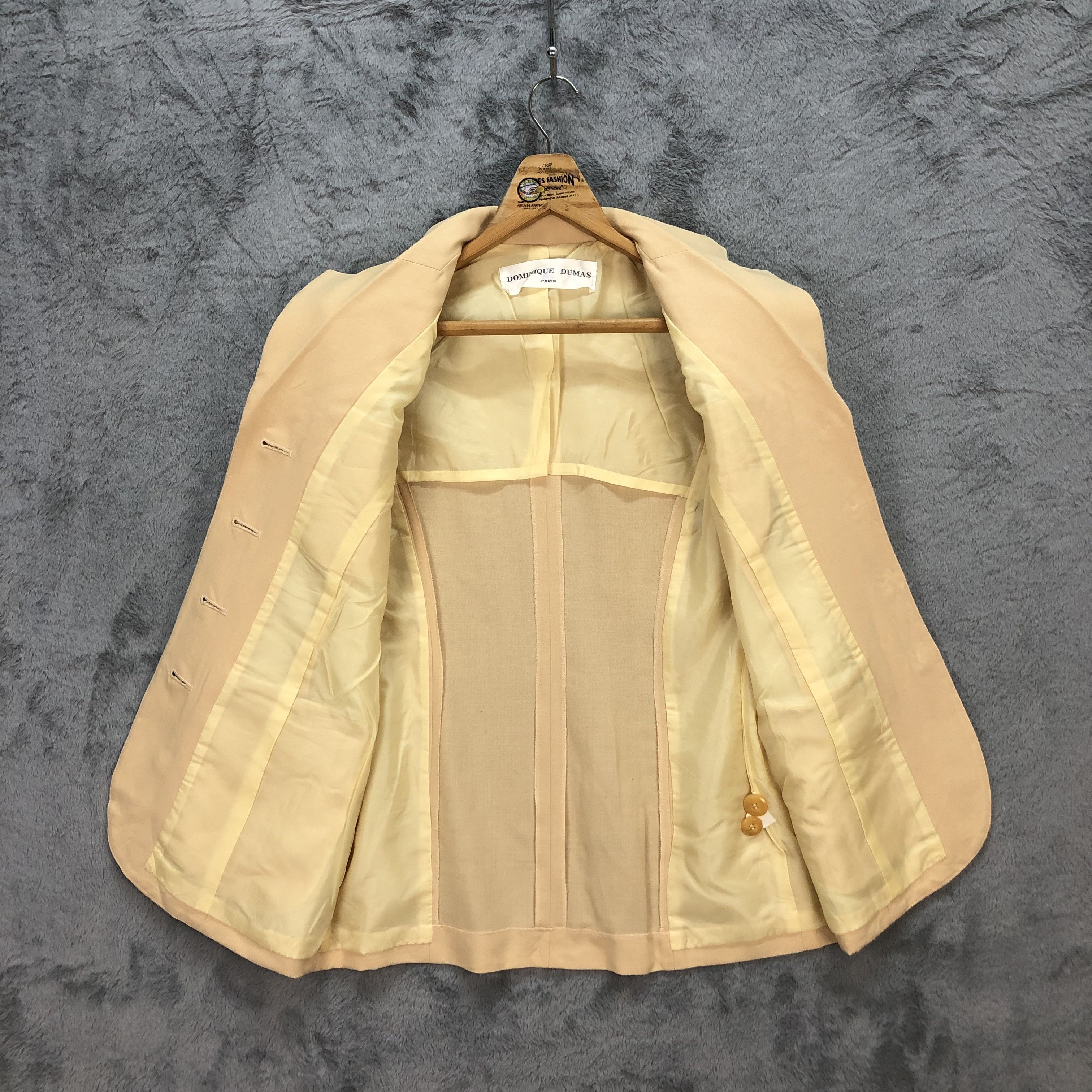 Japanese Brand DOMINIQUE DUMAS PARIS COAT JACKET #5560-197 Size S / US 4 / IT 40 - 6 Thumbnail