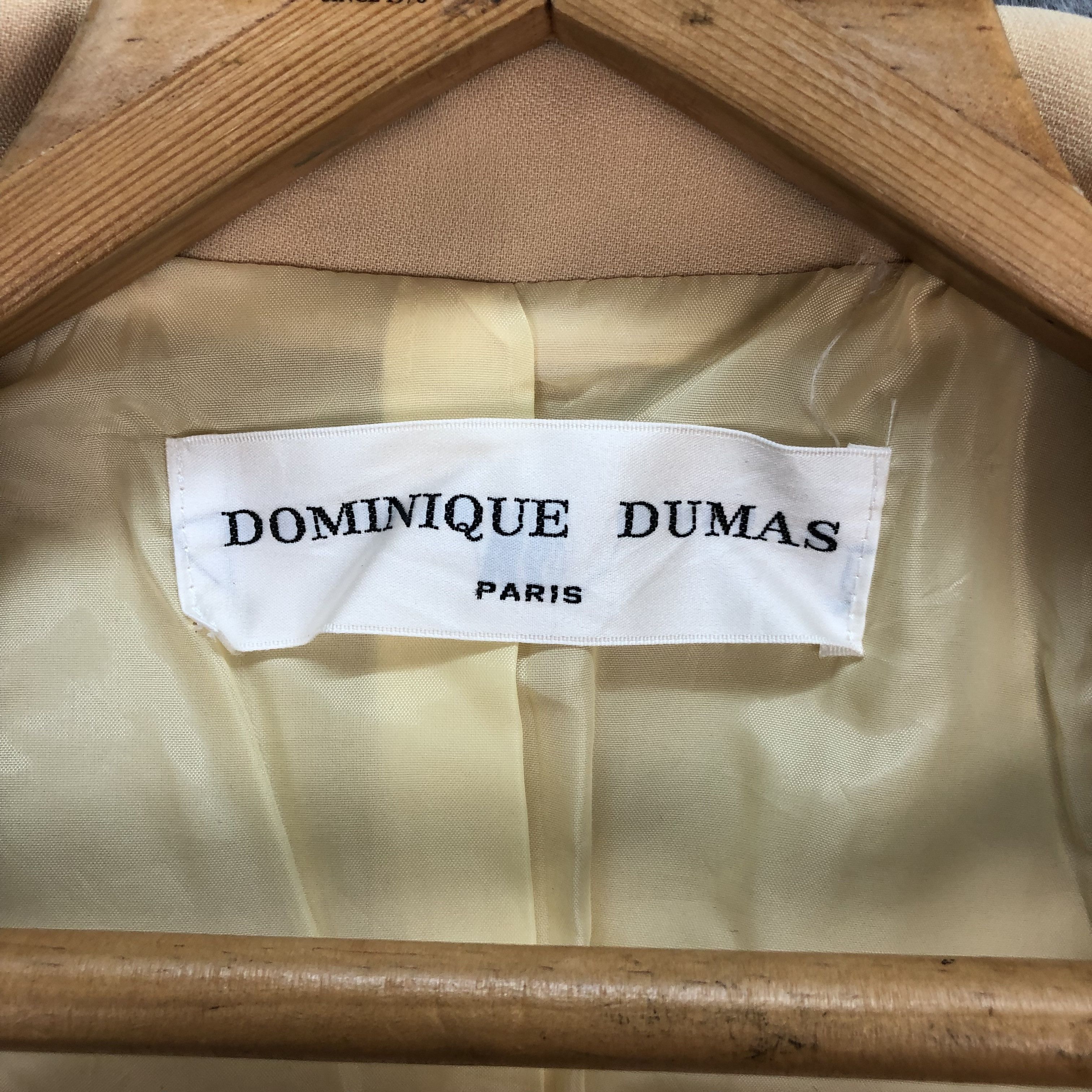 Japanese Brand DOMINIQUE DUMAS PARIS COAT JACKET #5560-197 Size S / US 4 / IT 40 - 7 Thumbnail