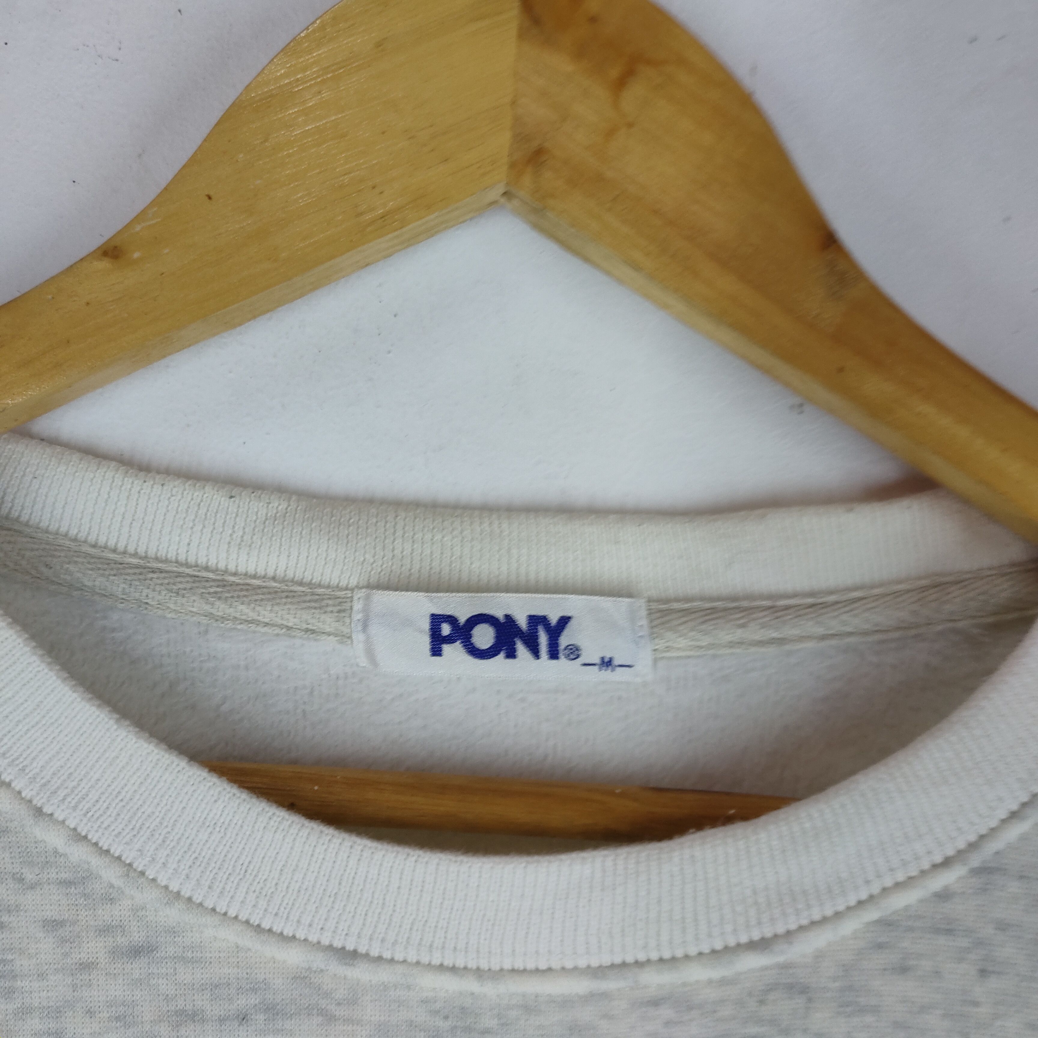 PONY Vintage PONY BIG SPELLOUT Pullover Medium Size Sweatshirt Size US M / EU 48-50 / 2 - 4 Thumbnail