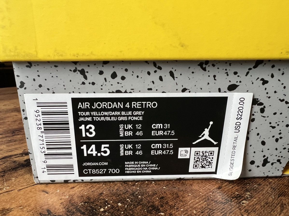 Jordan Brand Jordan 4 “Lightning” Size US 13 / EU 46 - 7 Thumbnail