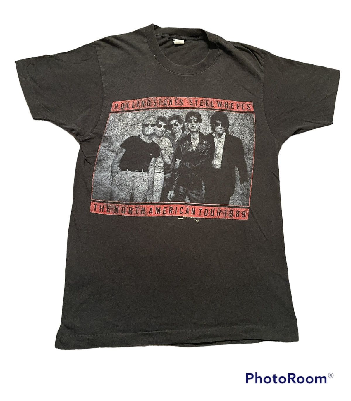 Vintage Rolling Stones Steel Wheels Tour 89 Budweiser Small