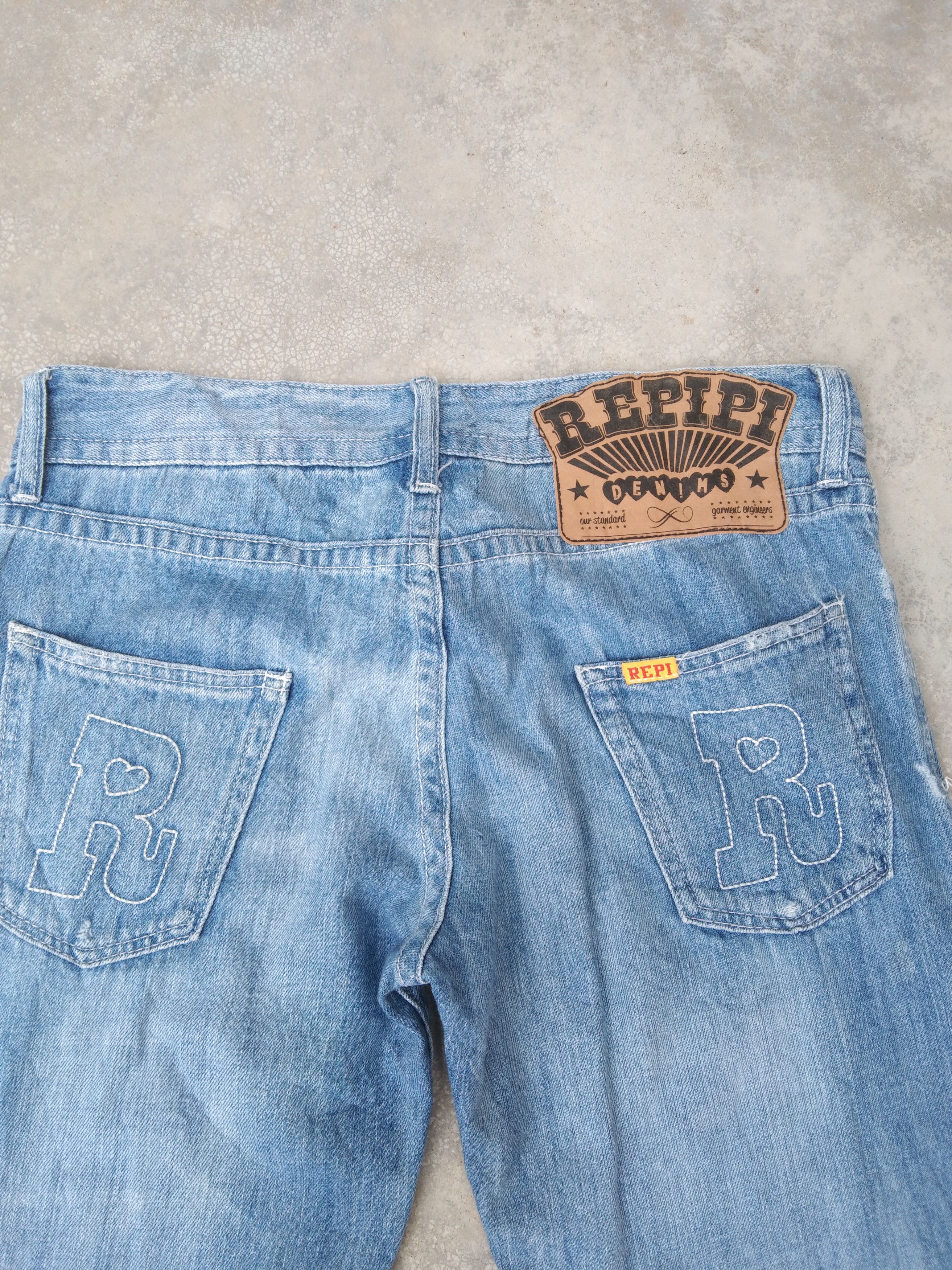 Japanese Brand Vintage Repipi Retro Punk Jeans Style 30x28 Size US 30 / EU 46 - 3 Thumbnail