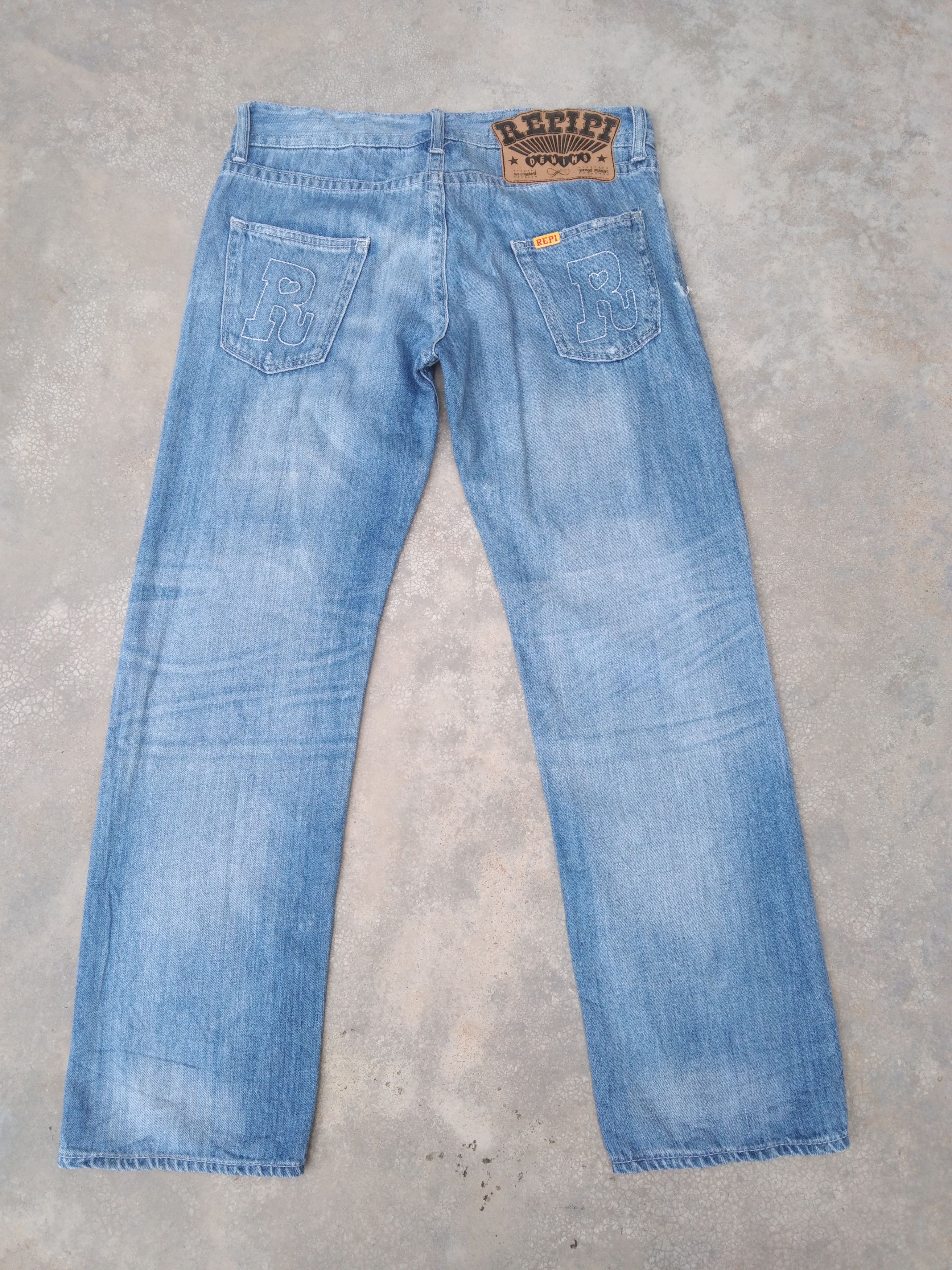 Japanese Brand Vintage Repipi Retro Punk Jeans Style 30x28 Size US 30 / EU 46 - 2 Thumbnail