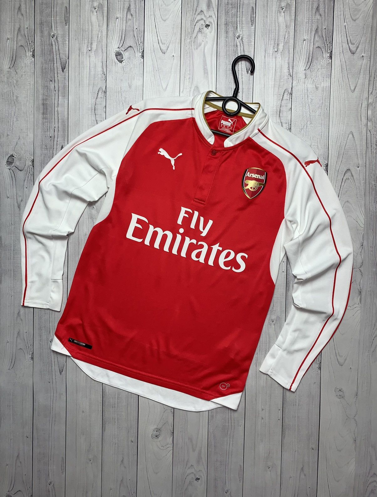 Arsenal puma soccer jersey long sleeve size S