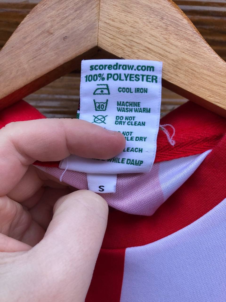 Vintage SUNDERLAND FOOTBALL SHIRT SOCCER JERSEY REPLICA SCORE DRAW Size US S / EU 44-46 / 1 - 4 Thumbnail