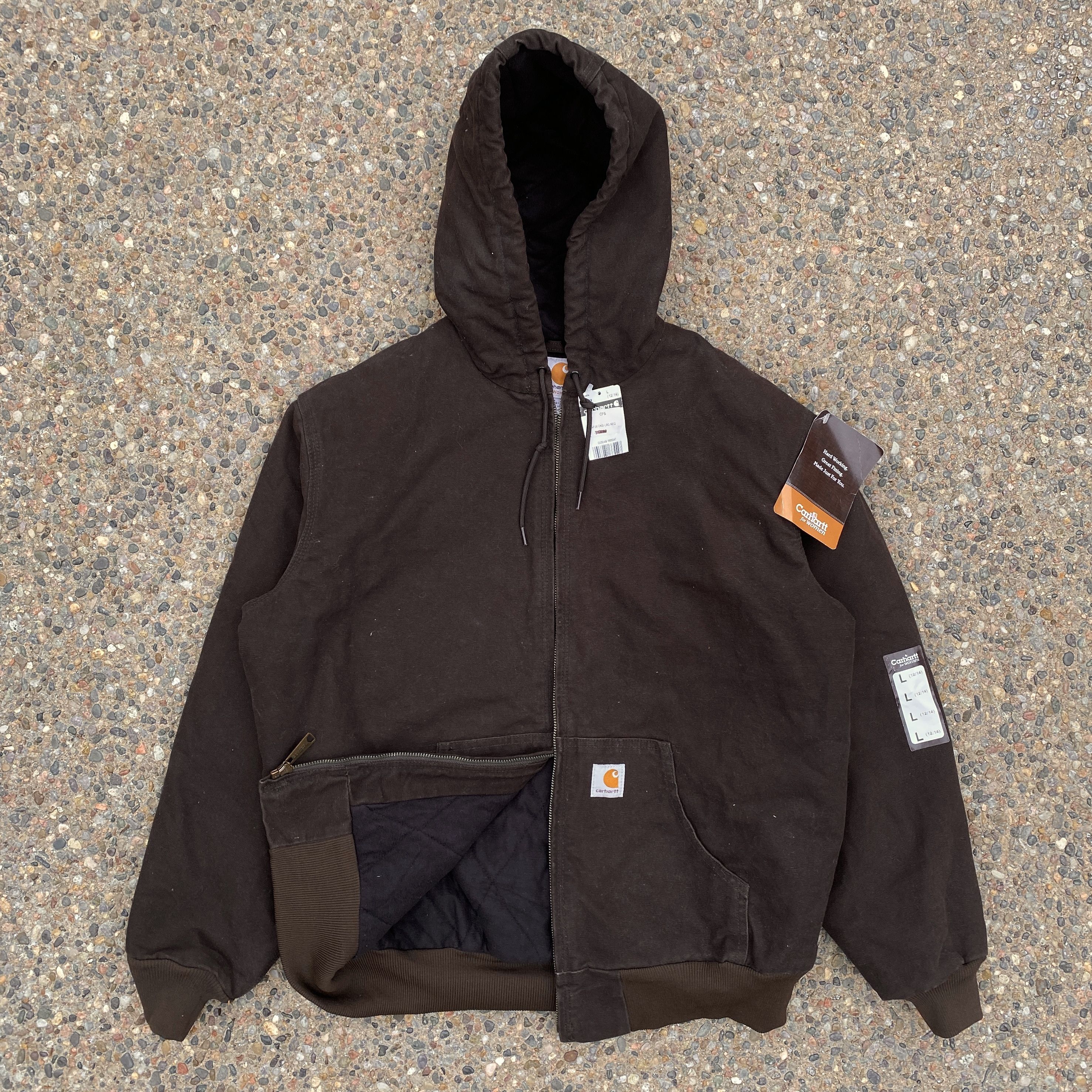 Carhartt NWT Carhartt WJ130 FlannelLined Sandstone Active Jacket Grailed