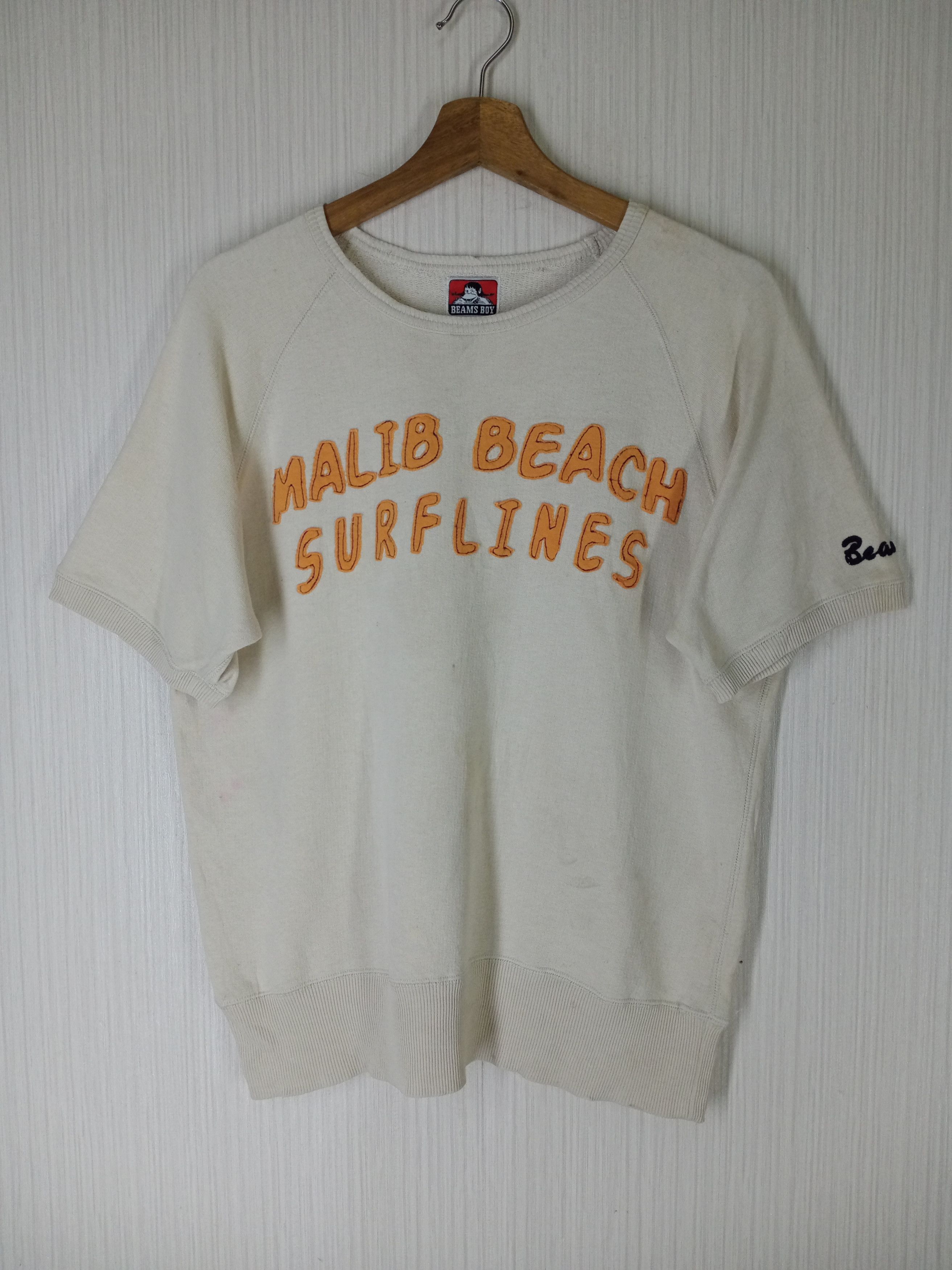 Beams Plus Rare Beams Boy X Ben Davis Short Sleeve Sweatshirt Size US M / EU 48-50 / 2 - 1 Thumbnail