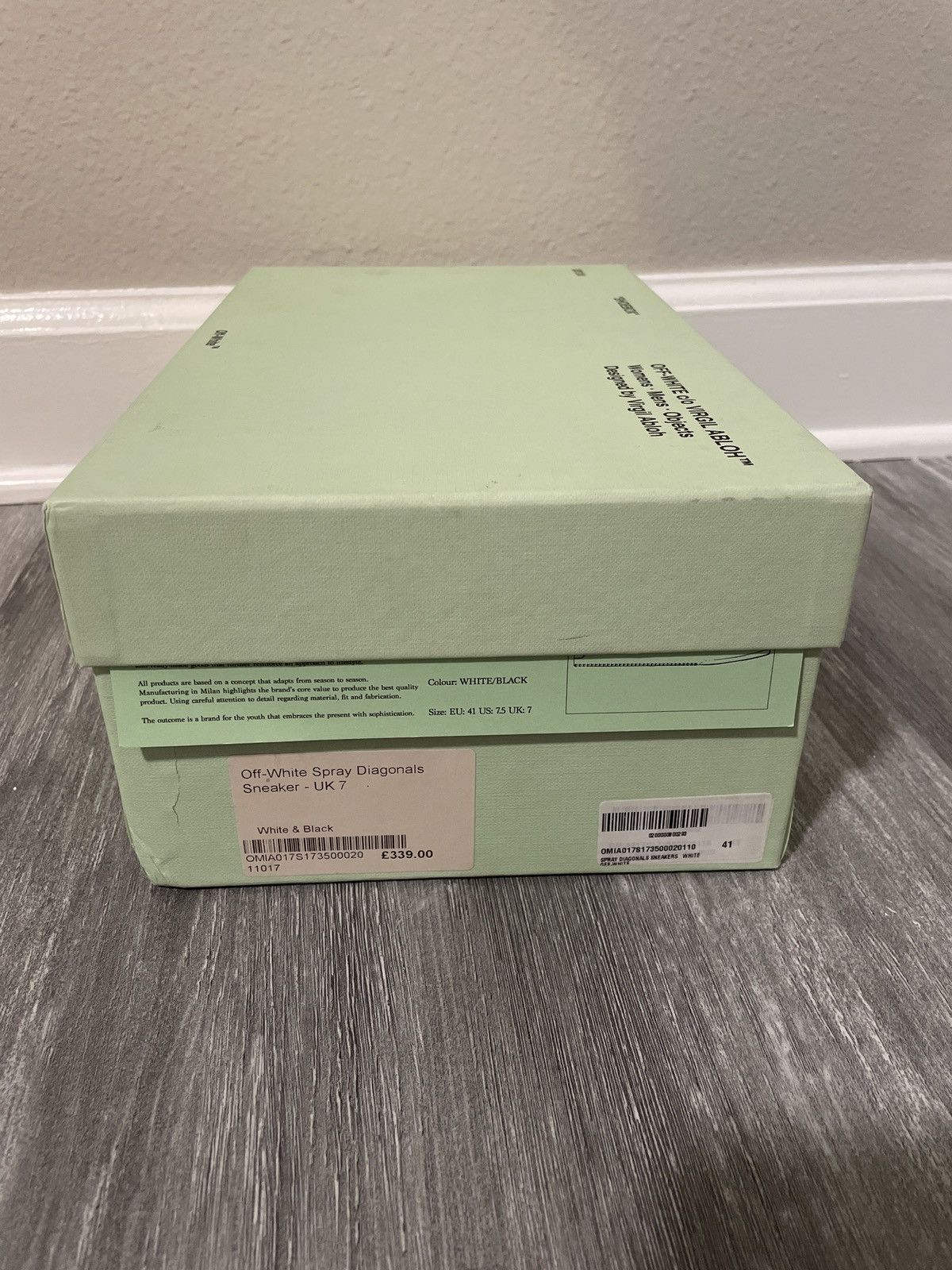 Off-White Off-White Diagonals Spray Authentic Sneaker Size US 7.5 / EU 40-41 - 9 Thumbnail