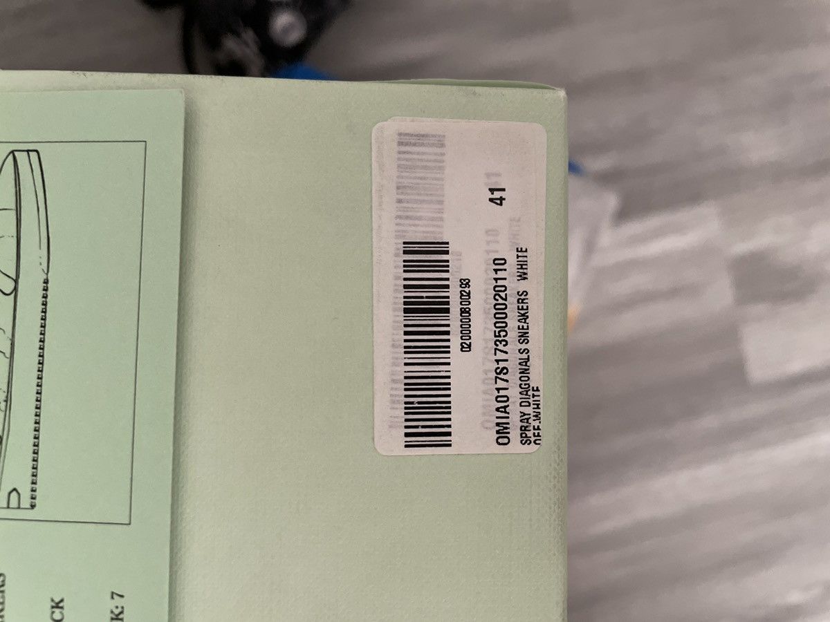 Off-White Off-White Diagonals Spray Authentic Sneaker Size US 7.5 / EU 40-41 - 10 Thumbnail