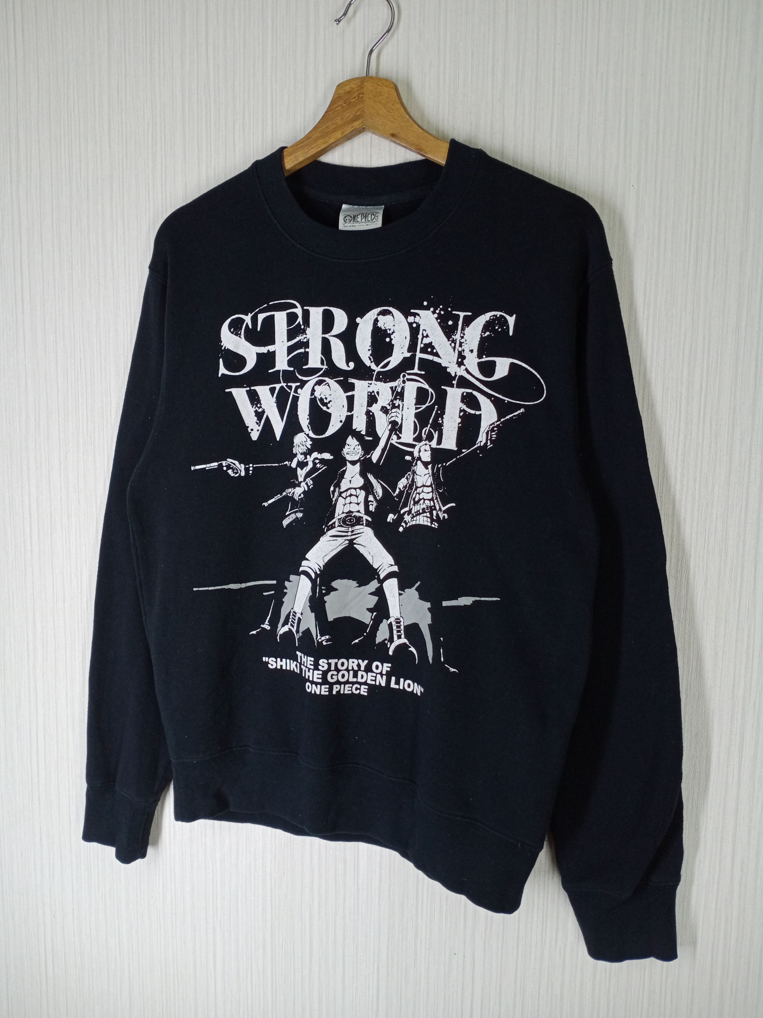 One Piece Rare Vintage One Piece Strong World Sweatshirt Size US M / EU 48-50 / 2 - 2 Thumbnail