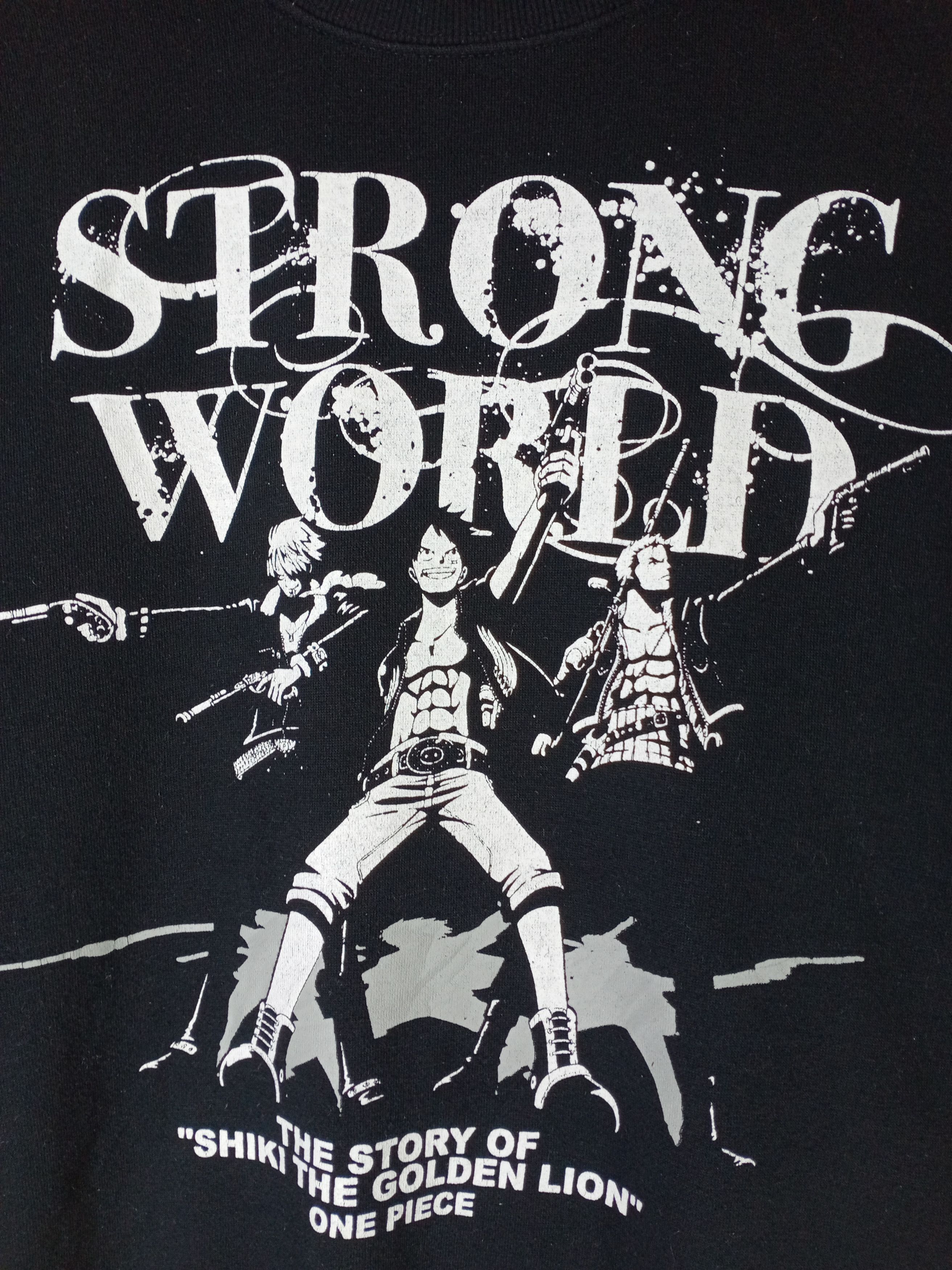 One Piece Rare Vintage One Piece Strong World Sweatshirt Size US M / EU 48-50 / 2 - 7 Thumbnail