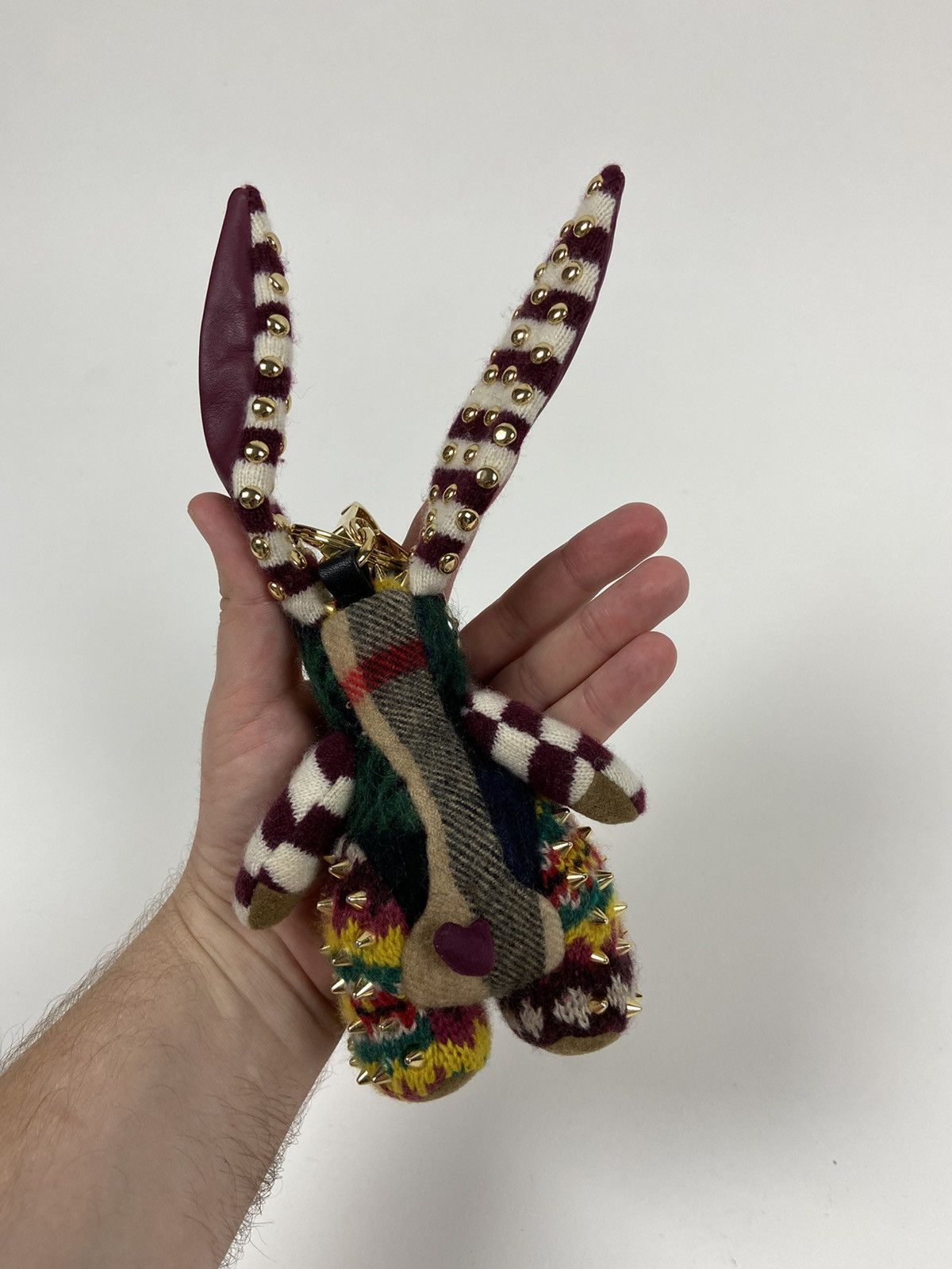 Burberry Burberry Vera The Hare Rabbit Studded Bag Charm Size ONE SIZE - 11 Thumbnail