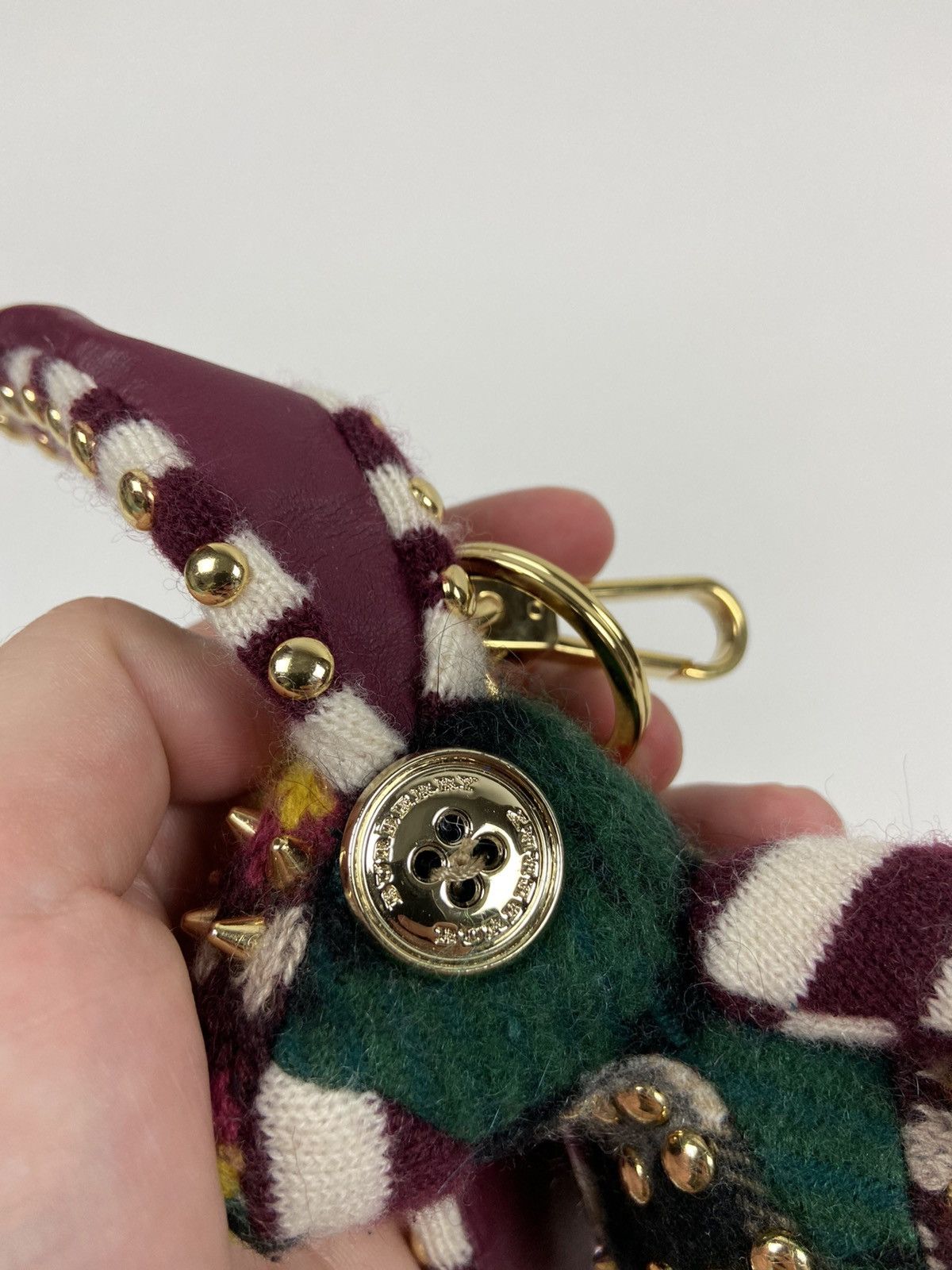 Burberry Burberry Vera The Hare Rabbit Studded Bag Charm Size ONE SIZE - 9 Thumbnail