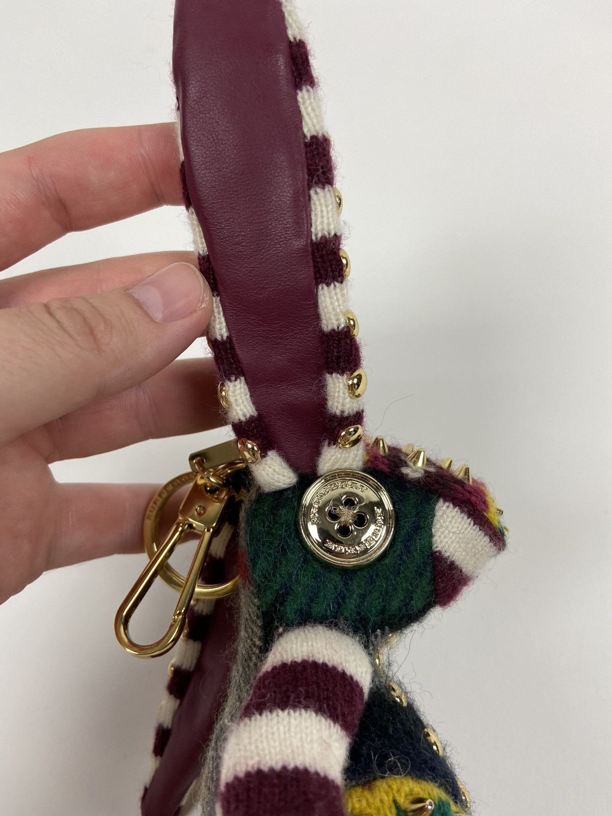 Burberry Burberry Vera The Hare Rabbit Studded Bag Charm Size ONE SIZE - 4 Thumbnail