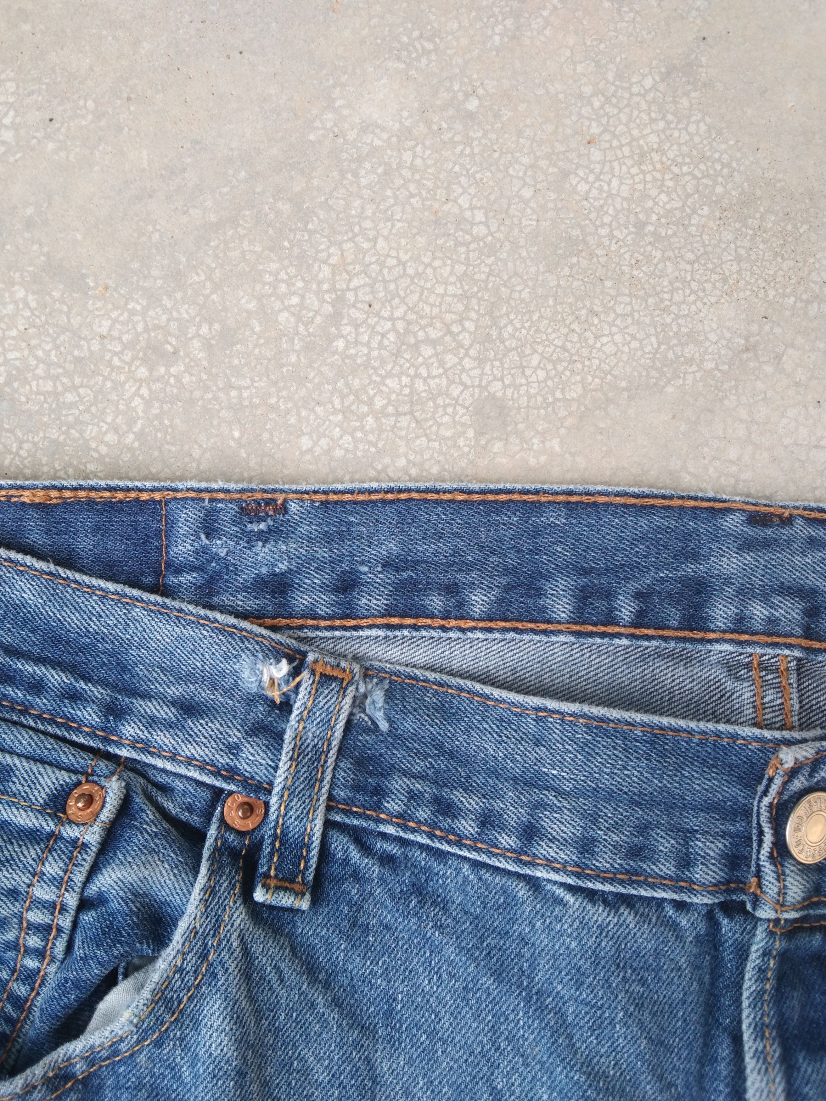 Levi's Vintage Levi's 501 Distressed Jeans 40x35 Size US 40 / EU 56 - 9 Thumbnail