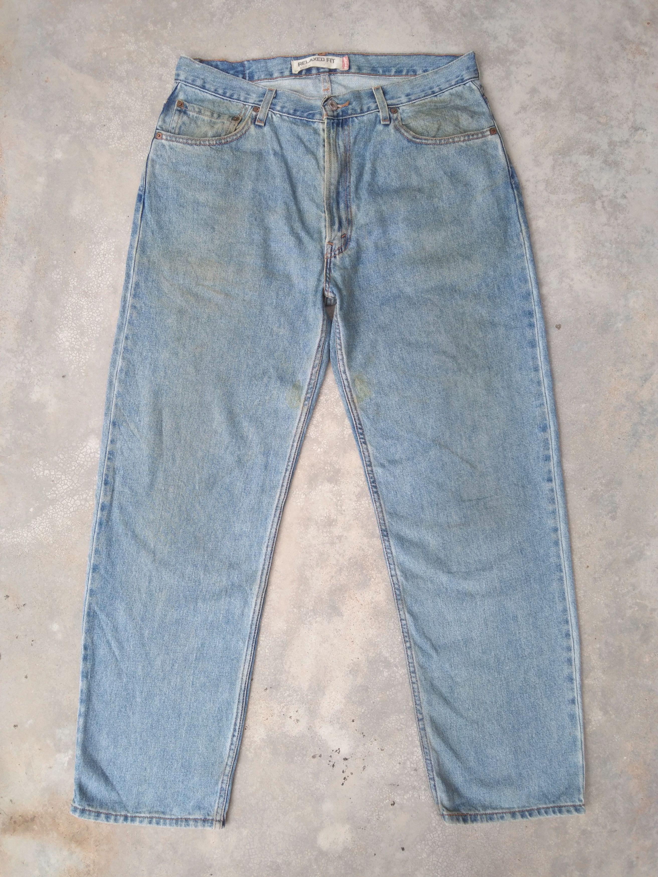 Levi's Vintage Levi's Jeans 550 Relaxed Distressed Denim 36x32 Size US 36 / EU 52 - 1 Thumbnail