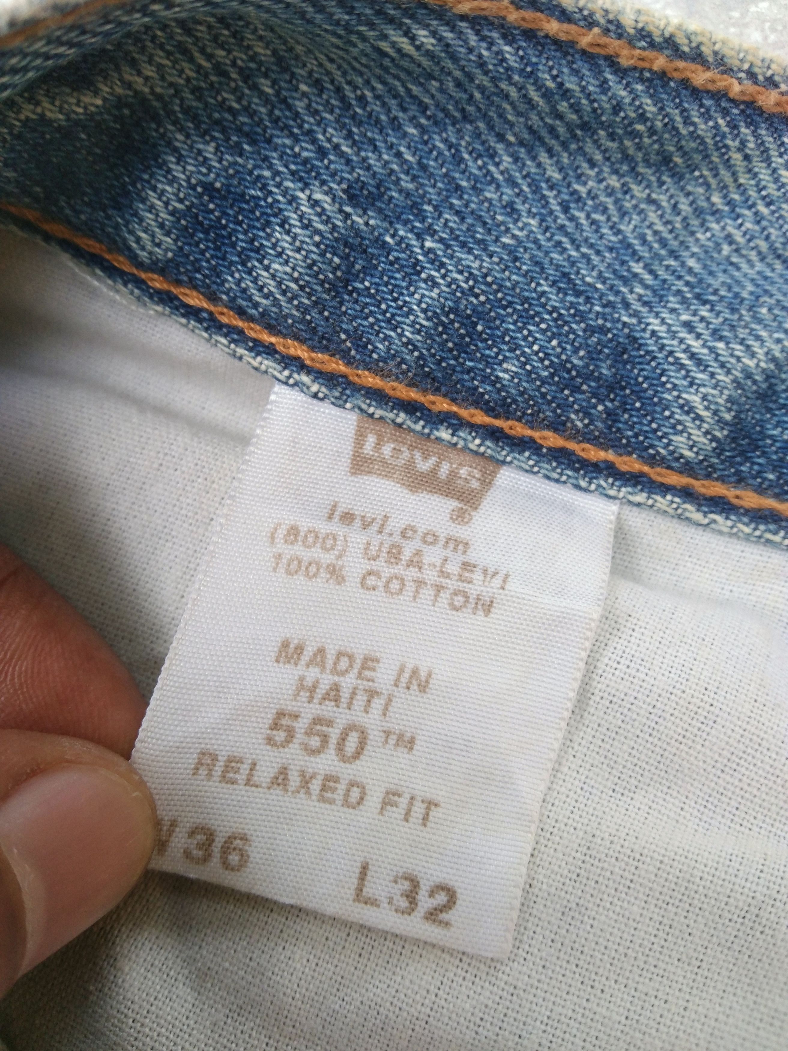 Levi's Vintage Levi's Jeans 550 Relaxed Distressed Denim 36x32 Size US 36 / EU 52 - 7 Thumbnail