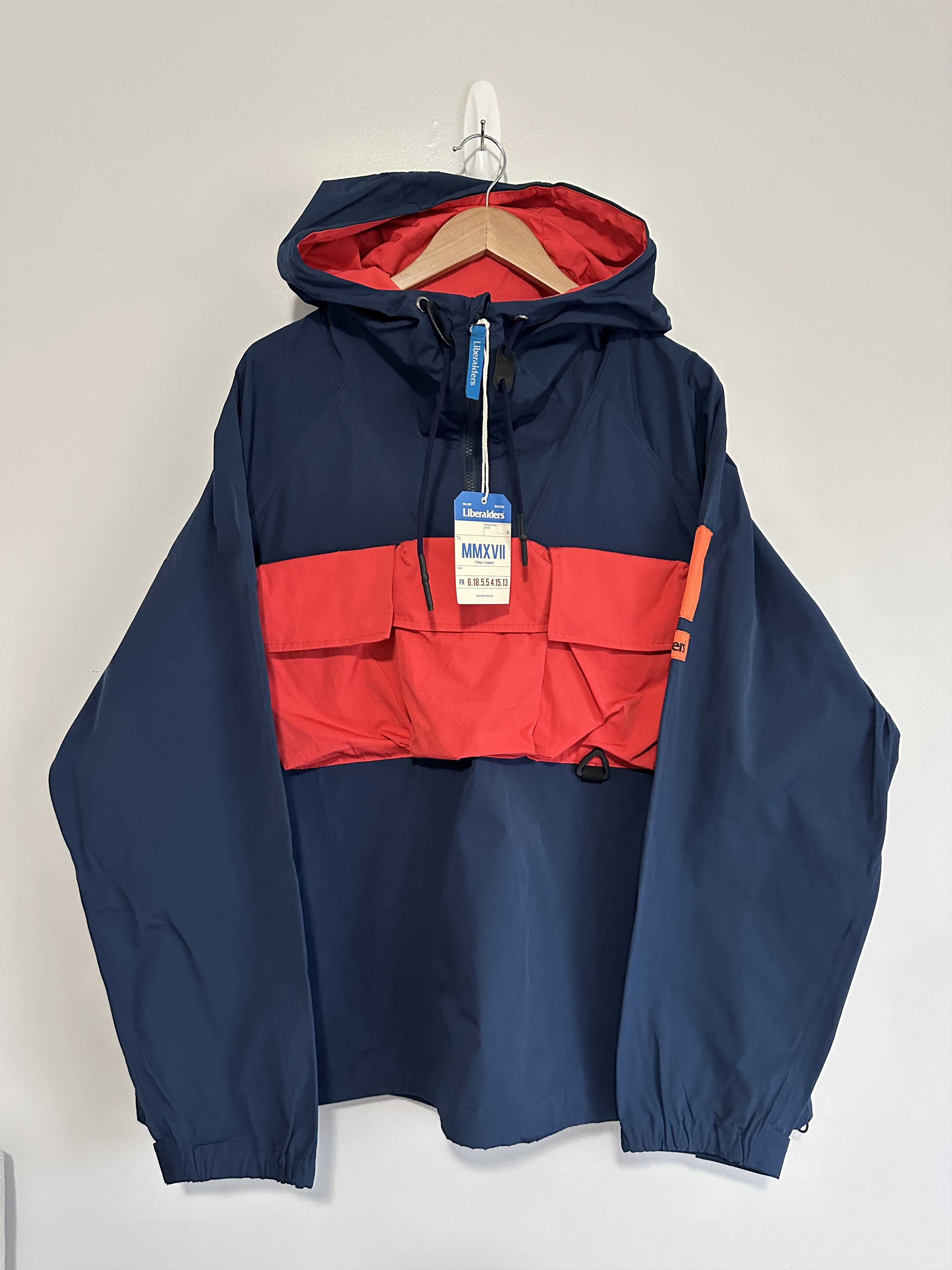 【used】Liberaiders LR ANORAK JACKET L Japanese Brand × Liberaiders Liberaiders Japan Half Zip