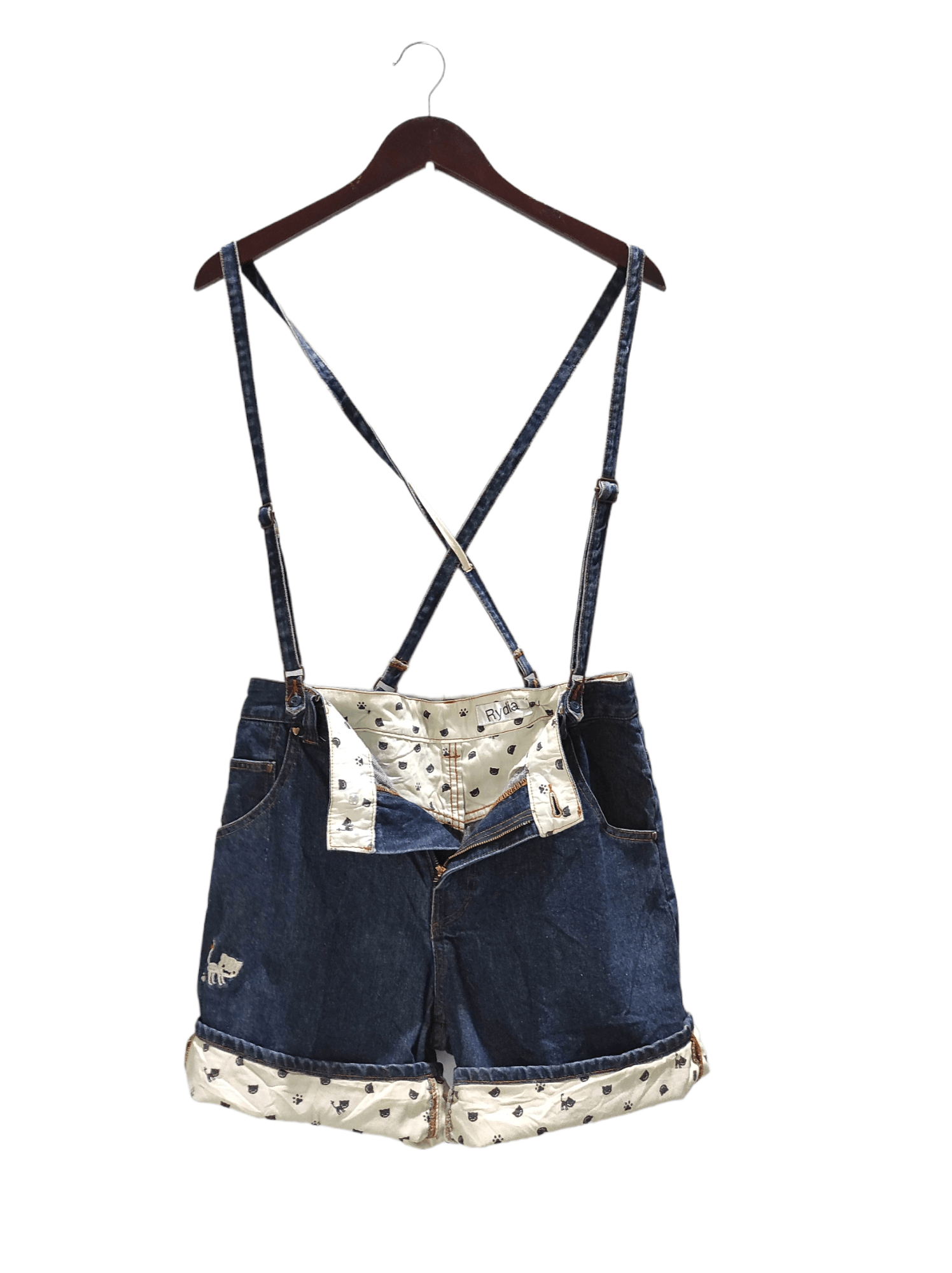 Rydia Denim Short Overalls (unisex)
