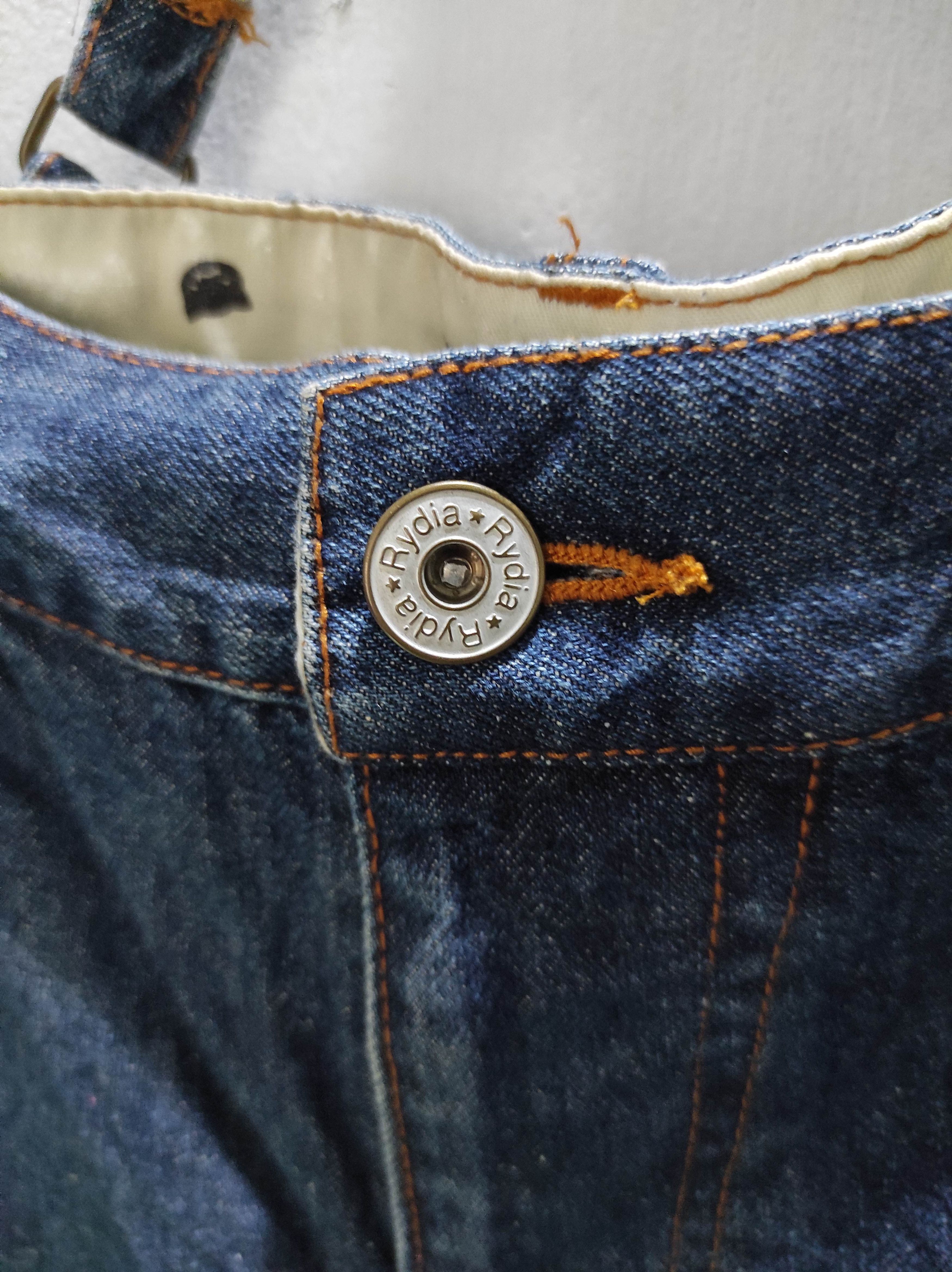 Japanese Brand Rydia Denim Short Overalls (unisex) Size US 30 / EU 46 - 6 Thumbnail