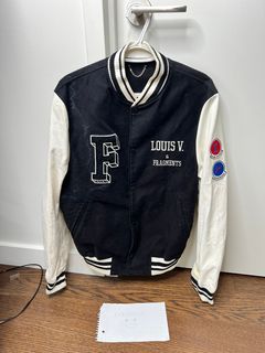 Louis Vuitton x Fragment Embroidered Varsity Jacket Size Small