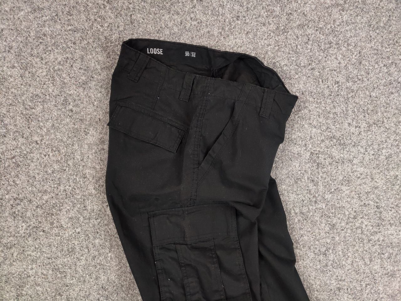 Japanese Brand Vintage 90's Cargo Pants Travis Scott Japan Black Hype Size US 30 / EU 46 - 16 Thumbnail