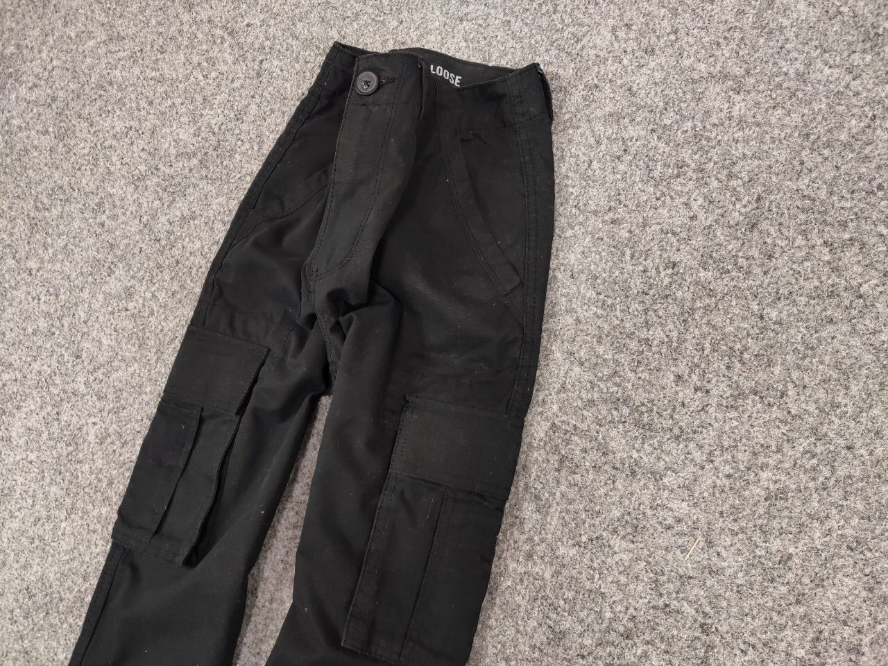 Japanese Brand Vintage 90's Cargo Pants Travis Scott Japan Black Hype Size US 30 / EU 46 - 4 Thumbnail