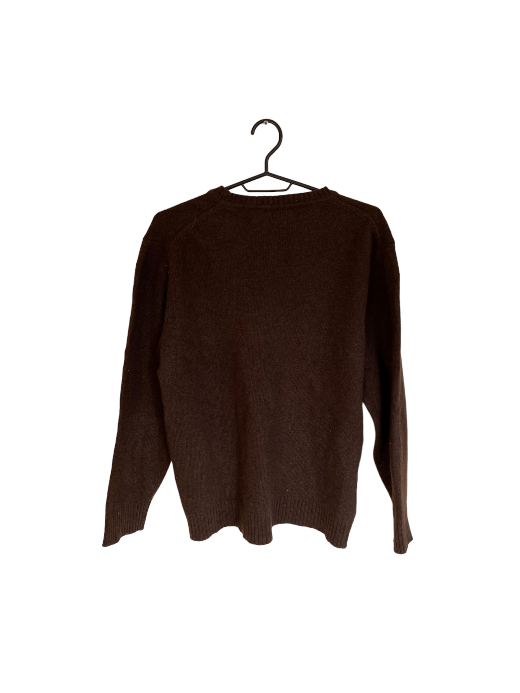 Sergio Tacchini × Vintage wool brown jumper, size M Size US M / EU 48-50 / 2 - 1 Thumbnail