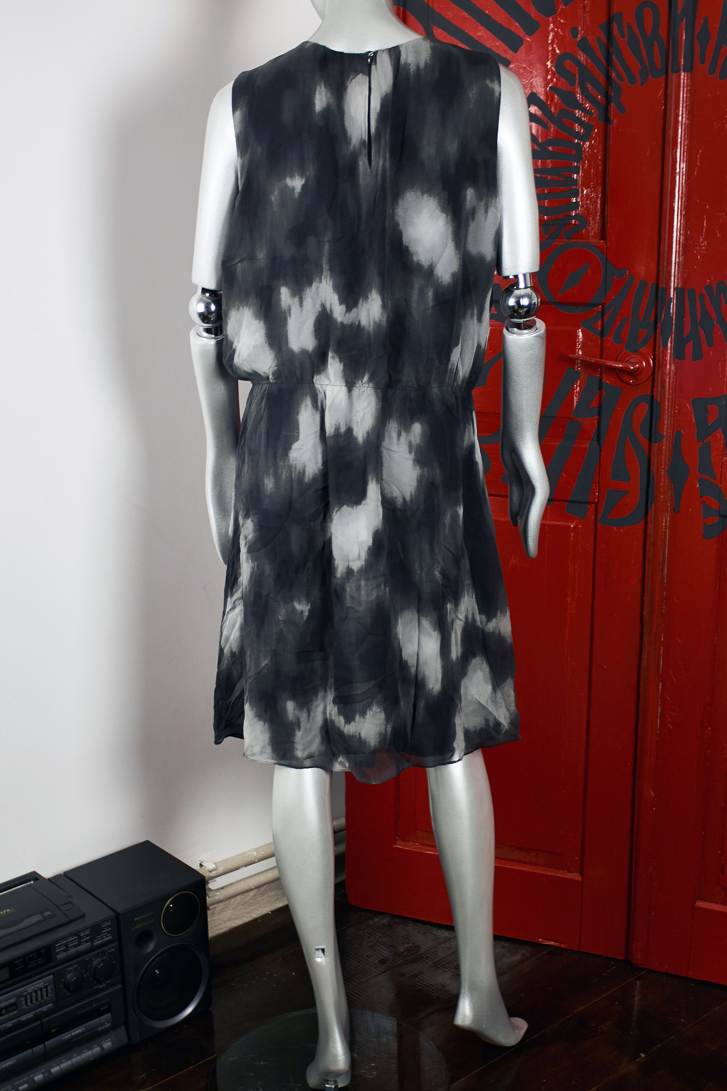 Kenneth Cole Kenneth Cole Midi Silk Evening Dress Size XL / US 12-14 / IT 48-50 - 5 Thumbnail