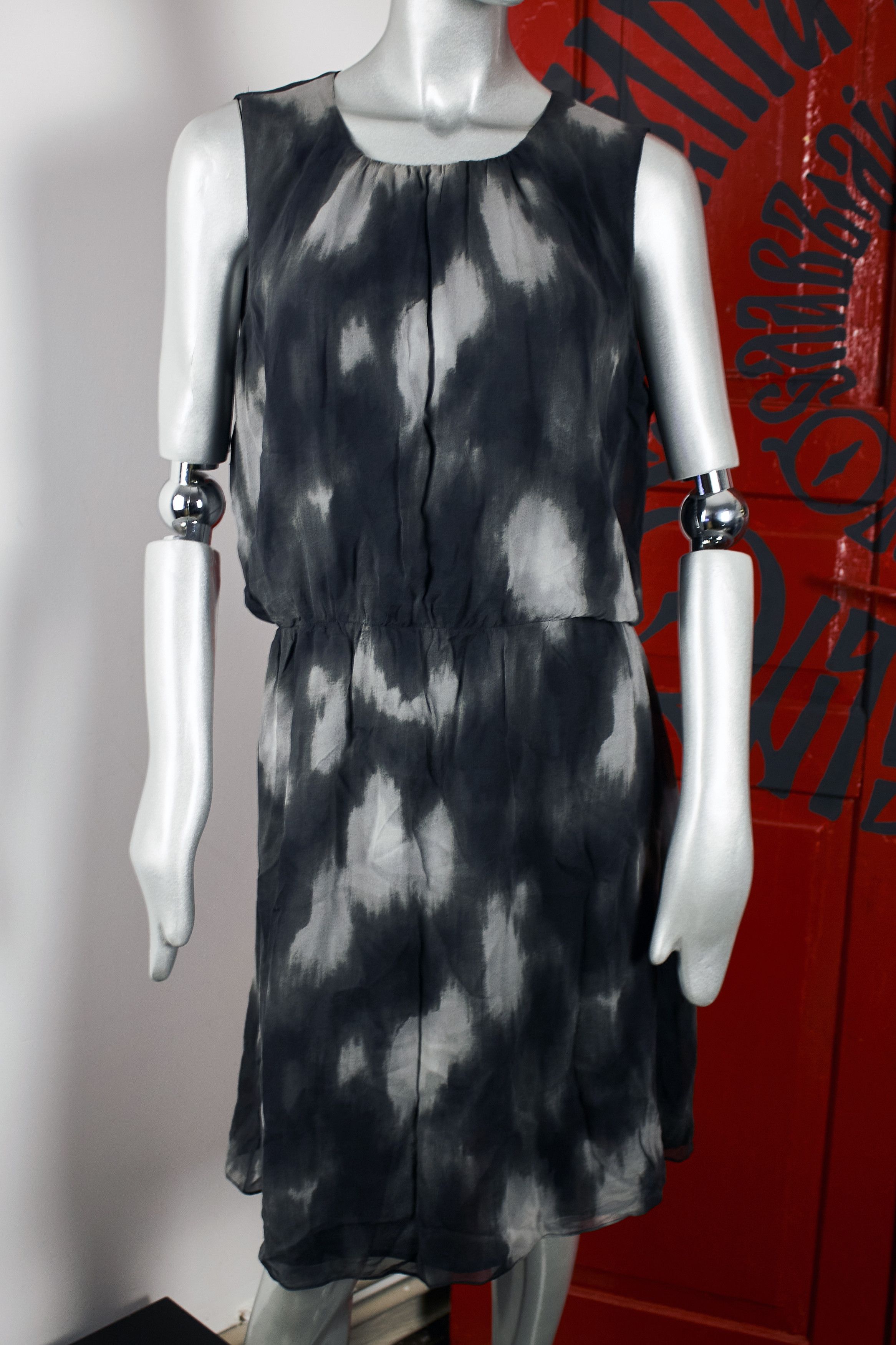 Kenneth Cole Kenneth Cole Midi Silk Evening Dress Size XL / US 12-14 / IT 48-50 - 4 Thumbnail