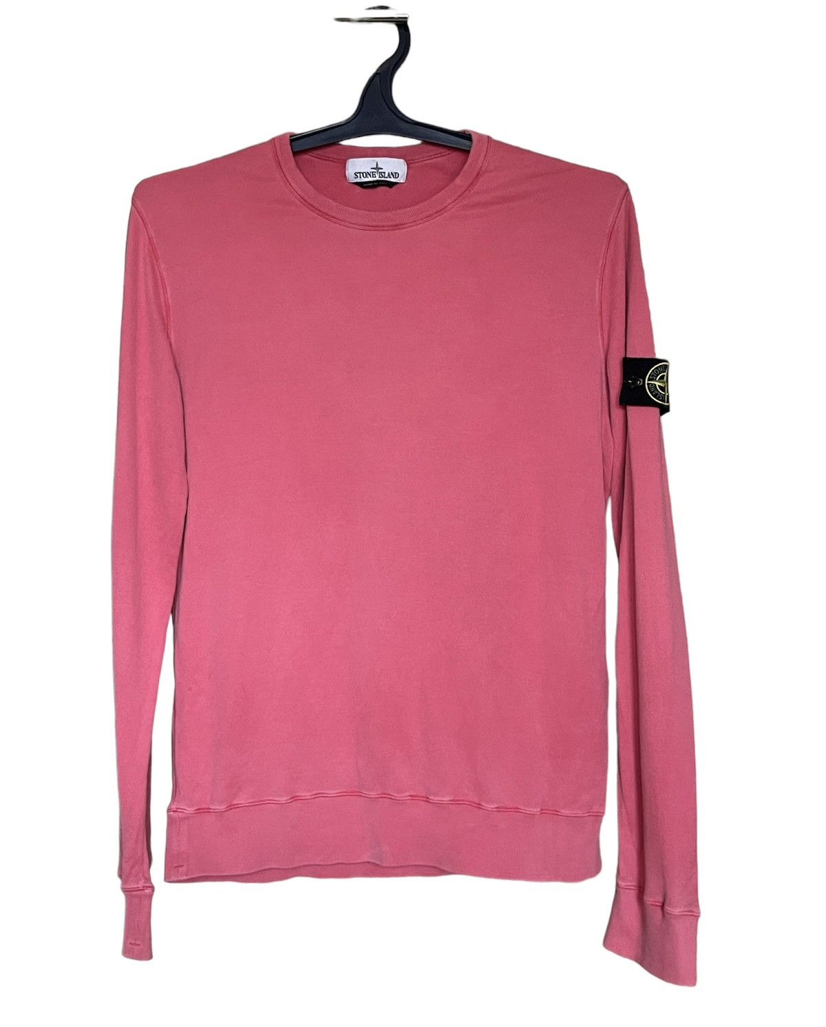 Stone Island Pink Garment Dyed Sweatshirt