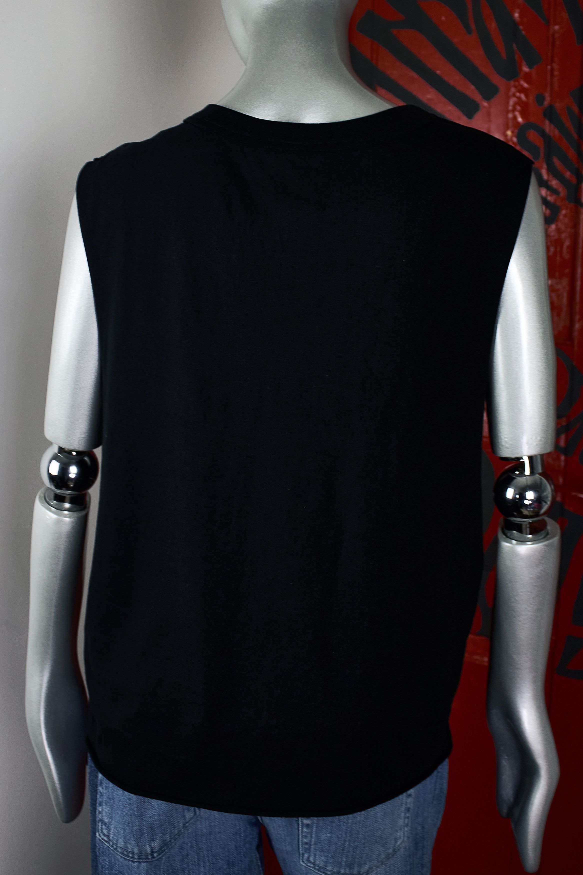 Other Blind date women's black biker tank top, T-shirt Size L / US 10 / IT 46 - 6 Thumbnail