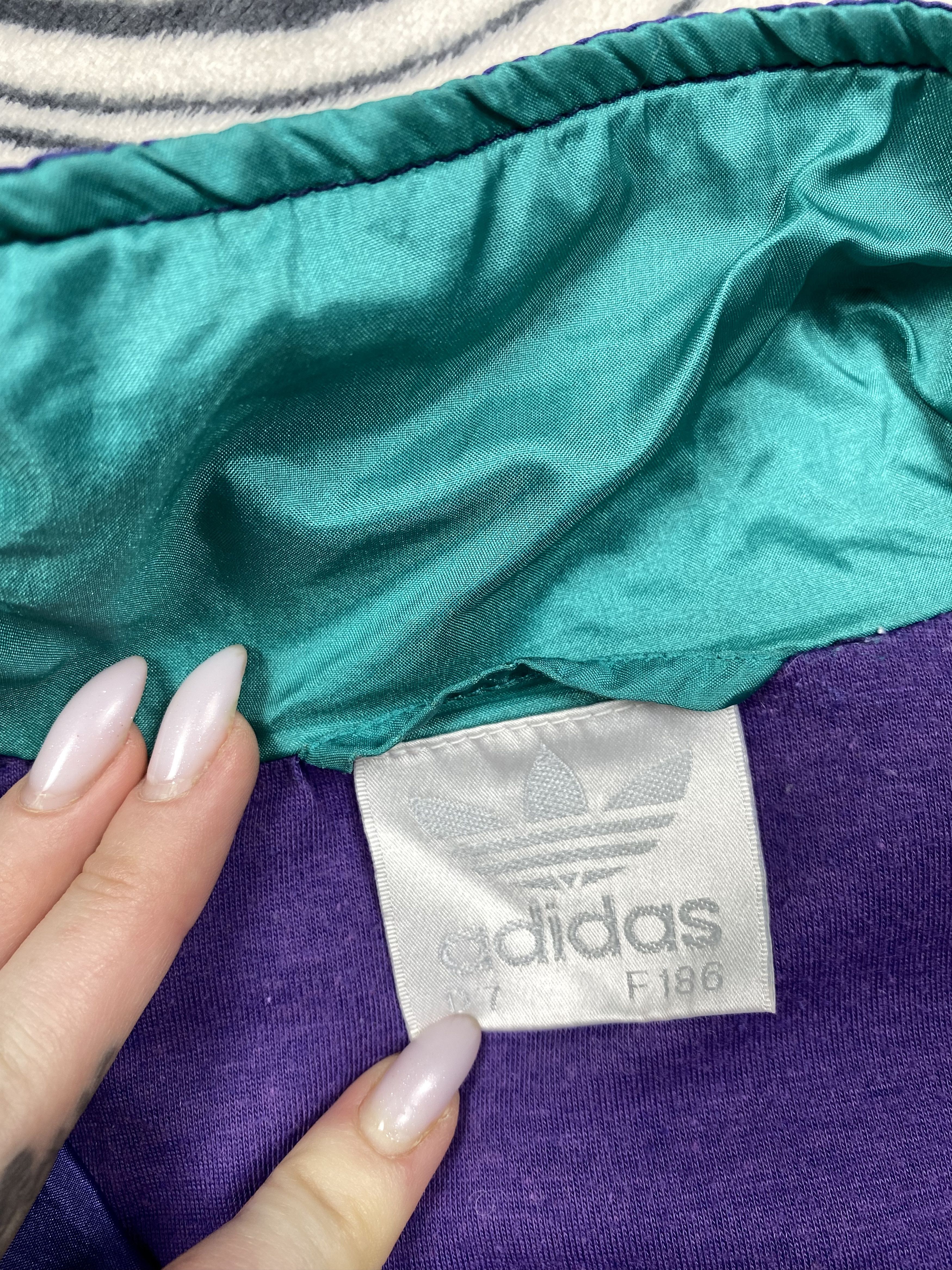 Adidas Adidas 90s Vintage Mens Nylon Track Top Jacket Size US XL / EU 56 / 4 - 6 Thumbnail