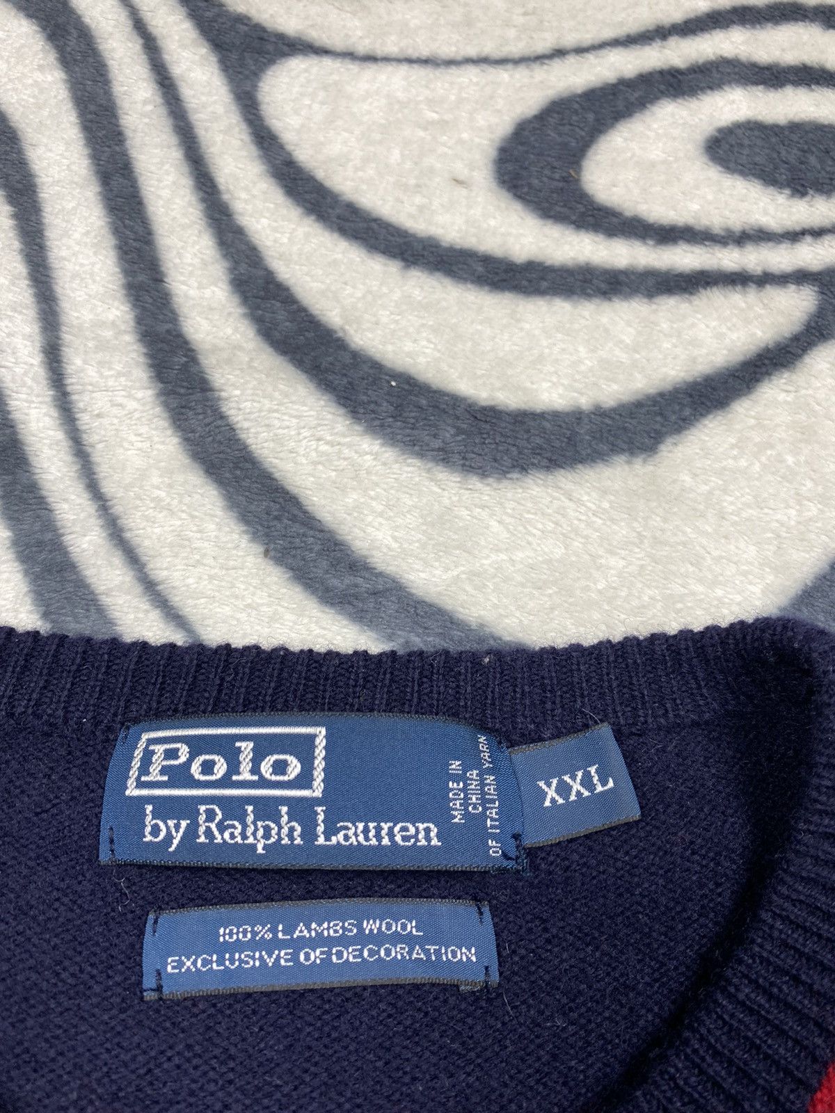 Polo Ralph Lauren × Ralph Lauren × Vintage Polo Ralph Lauren Vintage 100% Wool Mens Sweater Size US XXL / EU 58 / 5 - 6 Thumbnail