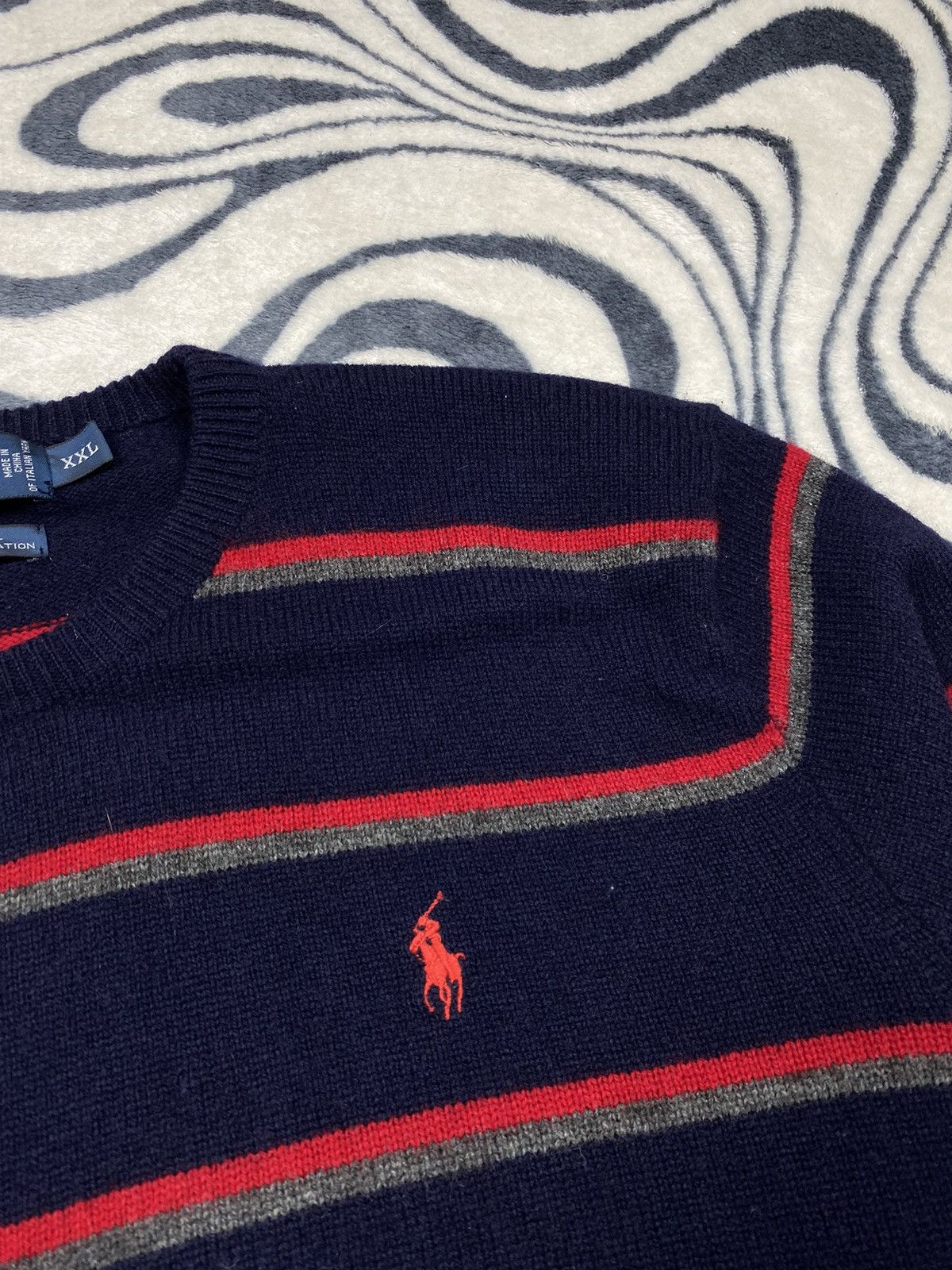 Polo Ralph Lauren × Ralph Lauren × Vintage Polo Ralph Lauren Vintage 100% Wool Mens Sweater Size US XXL / EU 58 / 5 - 5 Thumbnail