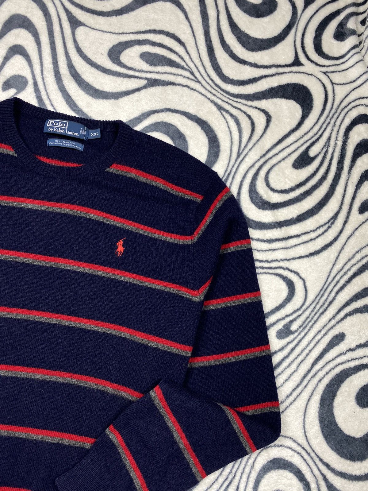 Polo Ralph Lauren × Ralph Lauren × Vintage Polo Ralph Lauren Vintage 100% Wool Mens Sweater Size US XXL / EU 58 / 5 - 3 Thumbnail
