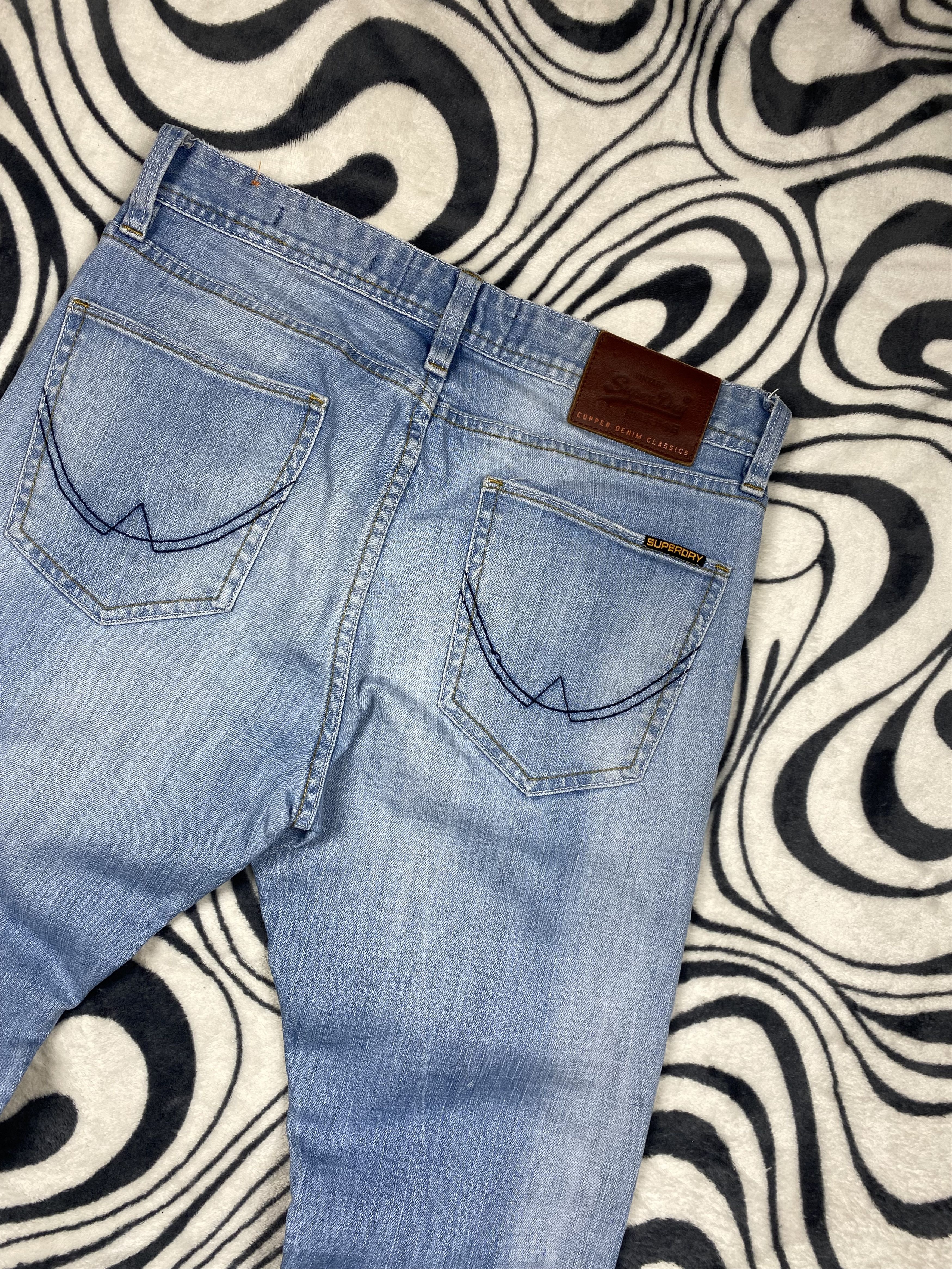 Superdry Superdry Vintage Denim Pants Jeans Size US 30 / EU 46 - 2 Thumbnail