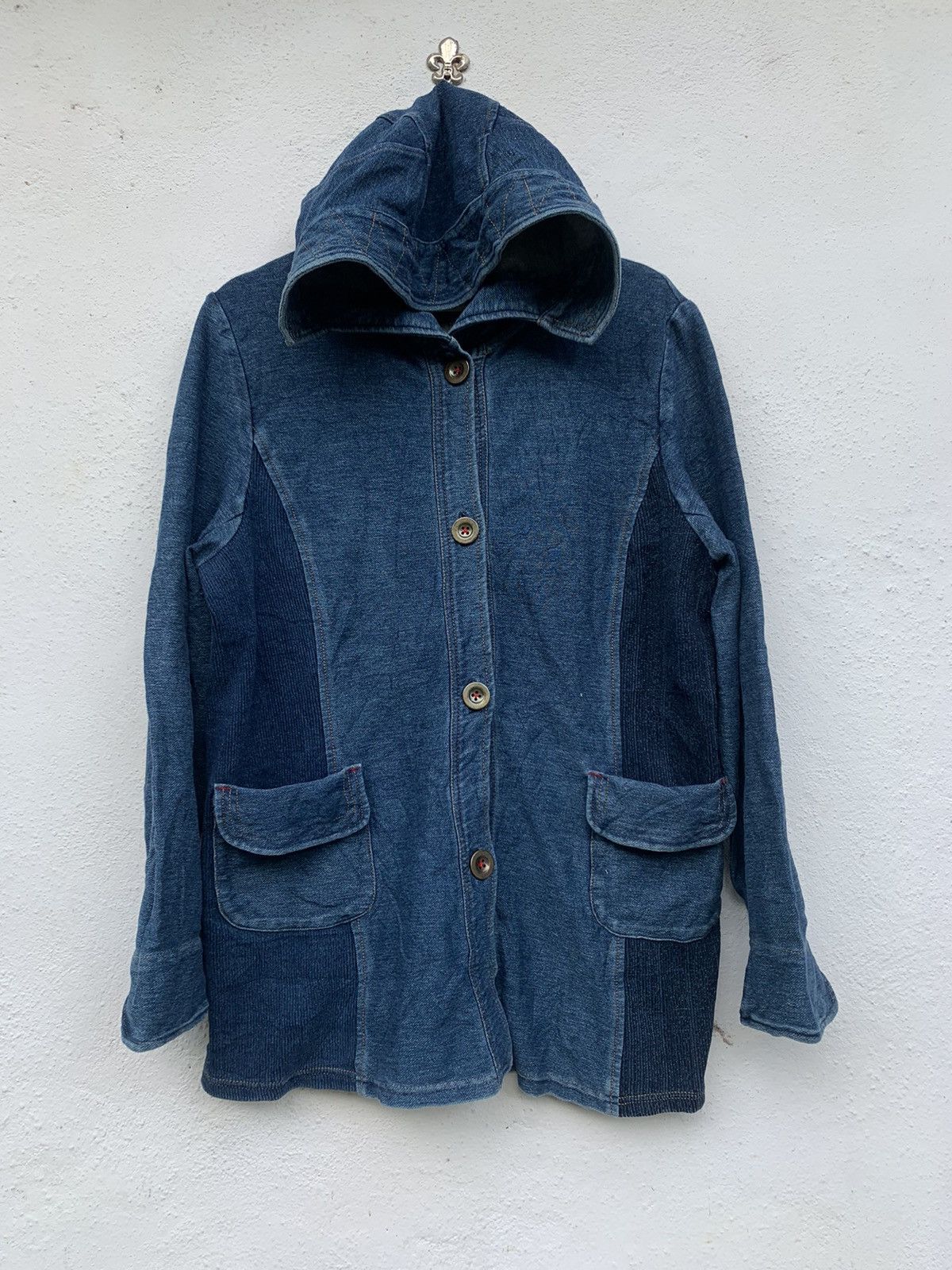 Japanese Brand JAPANESE BRAND HOODIES BUTTON DOWN JACKET Size US L / EU 52-54 / 3 - 3 Thumbnail