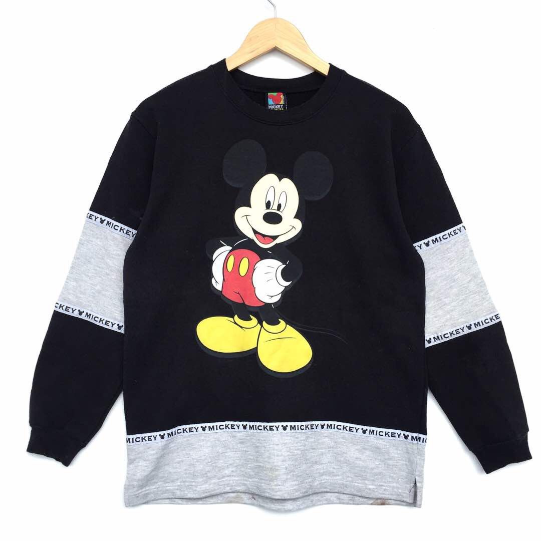 Disney ?? Mickey Mouse MICKEY MOUSE Colour Block sweatshirt/ Disneyland ...