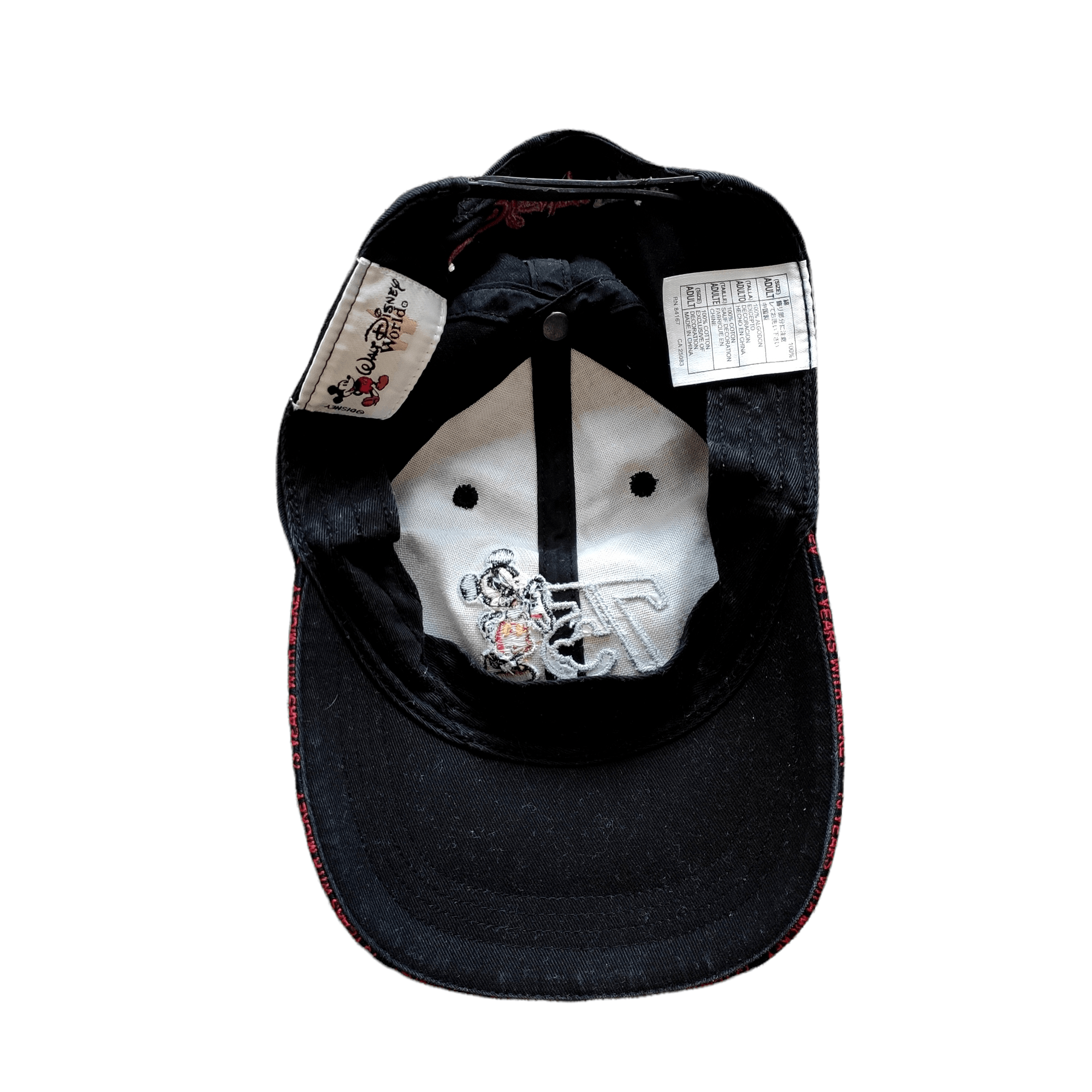 Disney × Vintage Disney 75th anniversary, vintage baseball cap, one size Size ONE SIZE - 3 Thumbnail